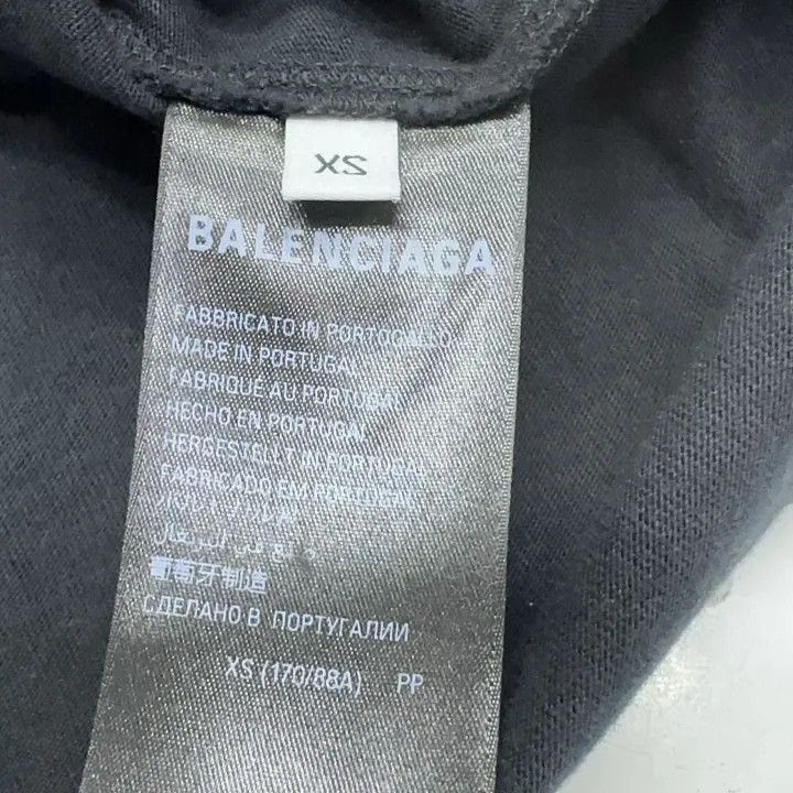 Balenciaga Balenciaga Balenciaga SS23 Logo Print Black TShirt -2507 Size US XS / EU 42 / 0 - 5 Thumbnail