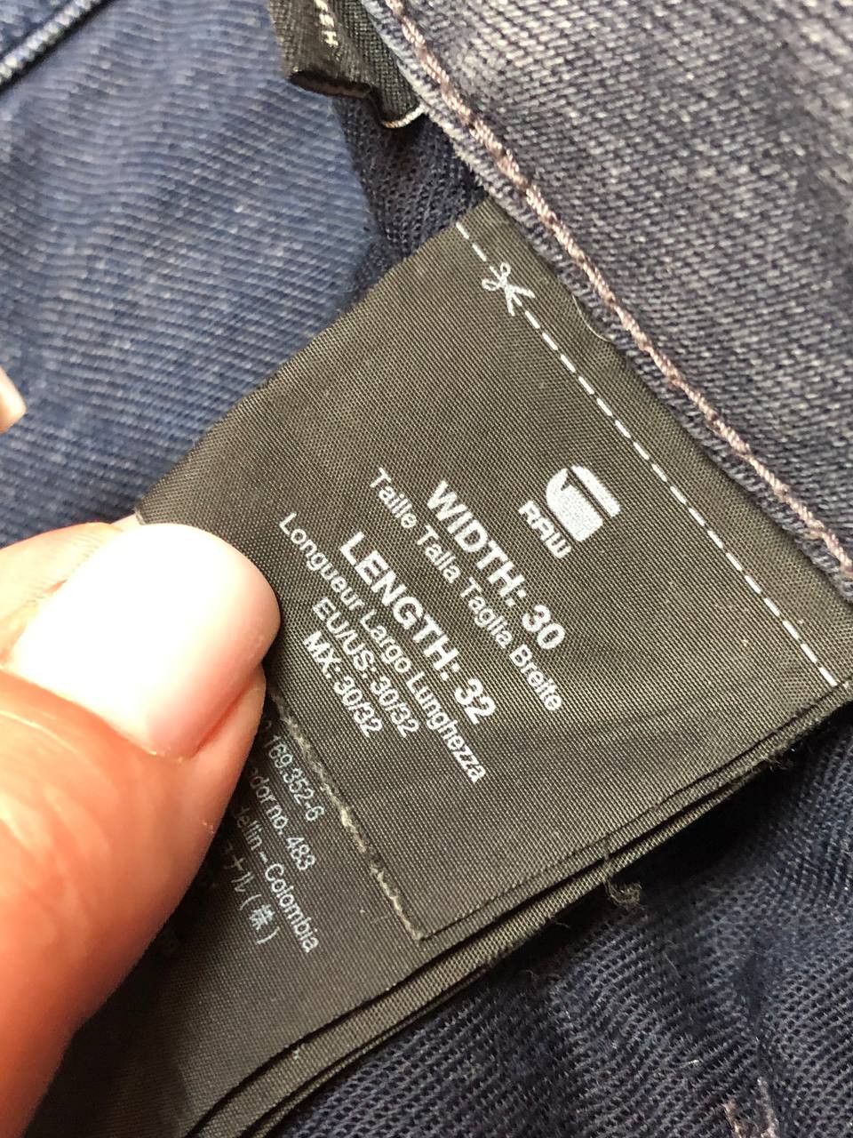 G-Star Vintage Gstar Raw Japanese Avant Garde Opium Y2K Denim Jeans Size US 30 / EU 46 - 11 Thumbnail
