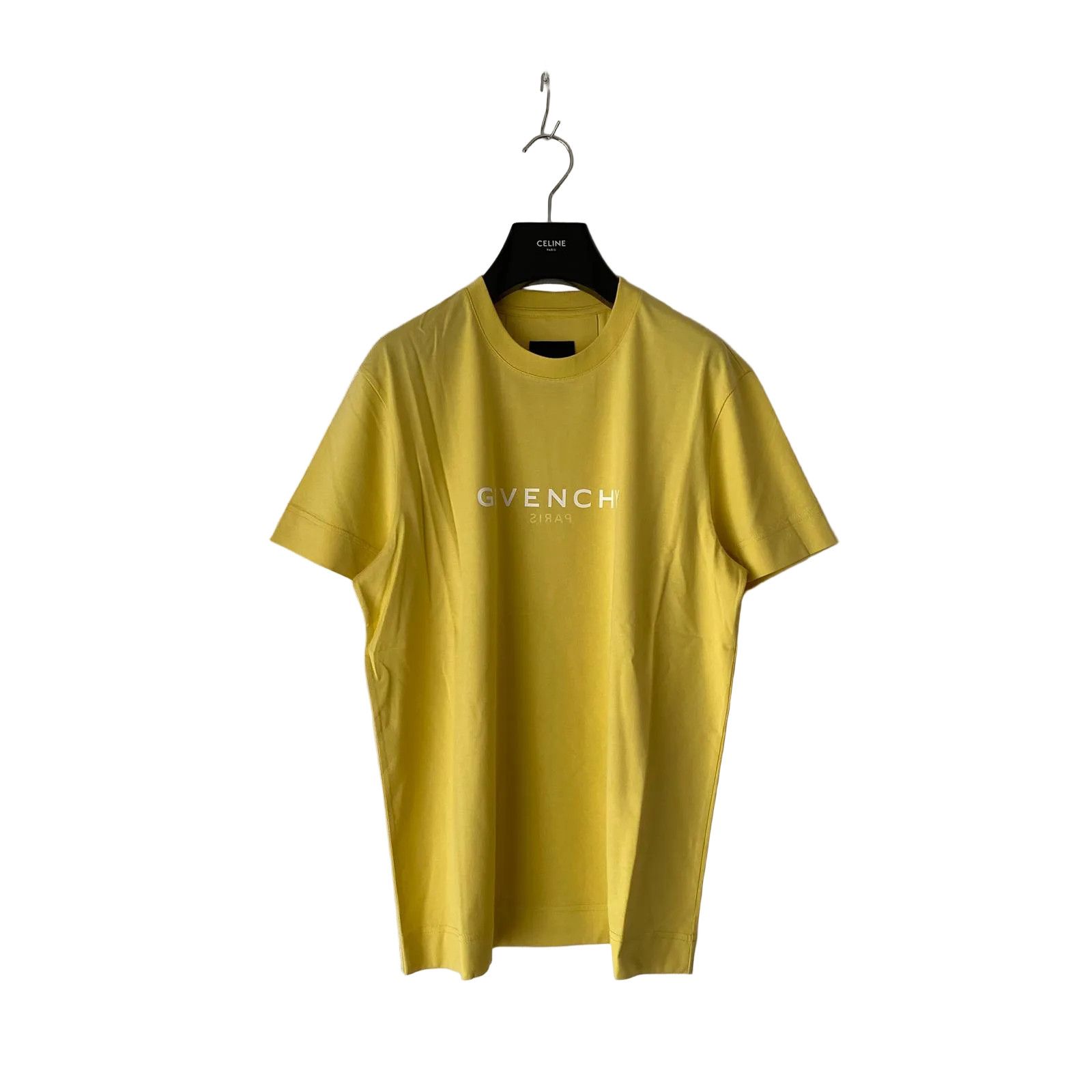 Givenchy Yellow Reverse Logo Oversized T-shirt Size US XS / EU 42 / 0 - 1 Thumbnail