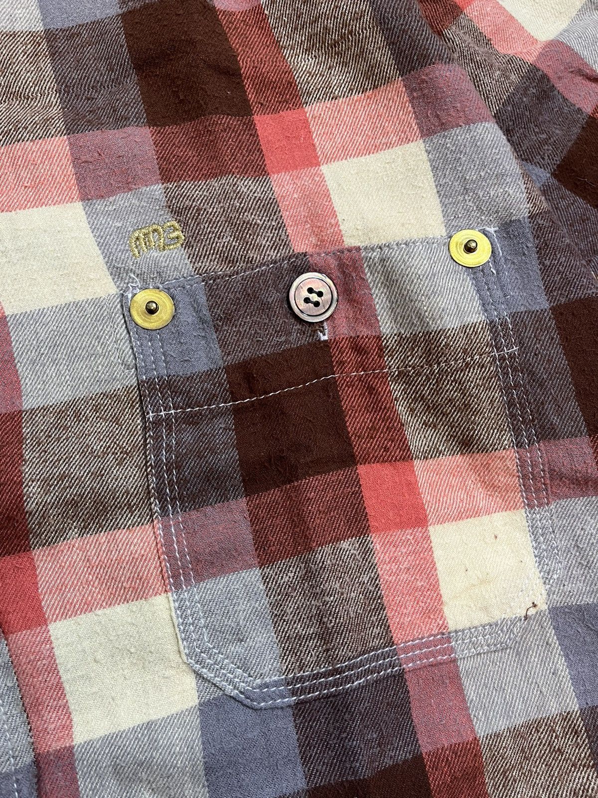 mercibeaucoup Issey Miyake by Mercibeaucoup Double Sleeve Flannel Shirt Size US L / EU 52-54 / 3 - 9 Thumbnail