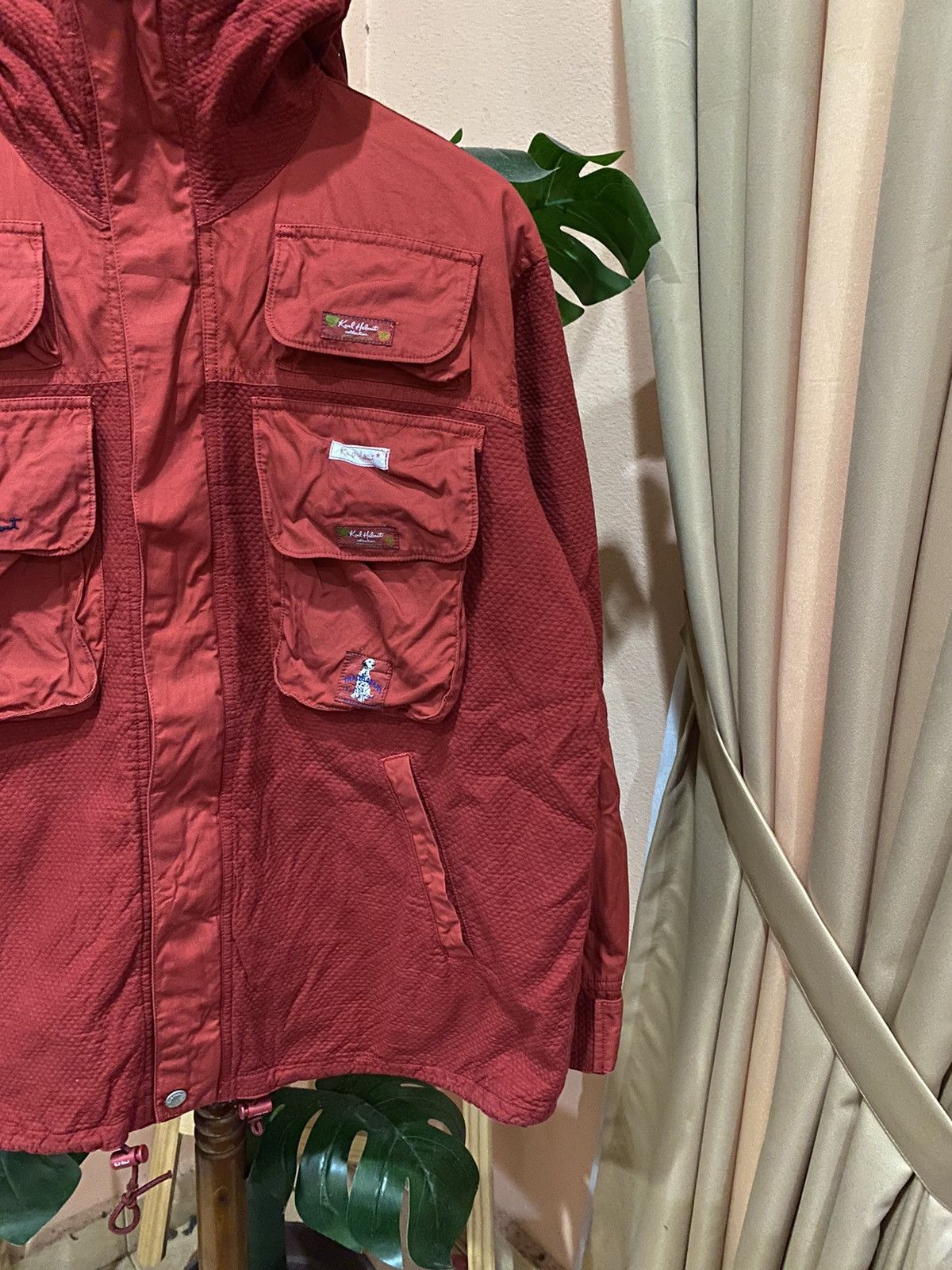 Karl Helmut Karl Helmut Vintage Red Utility Jacket Size US L / EU 52-54 / 3 - 4 Thumbnail