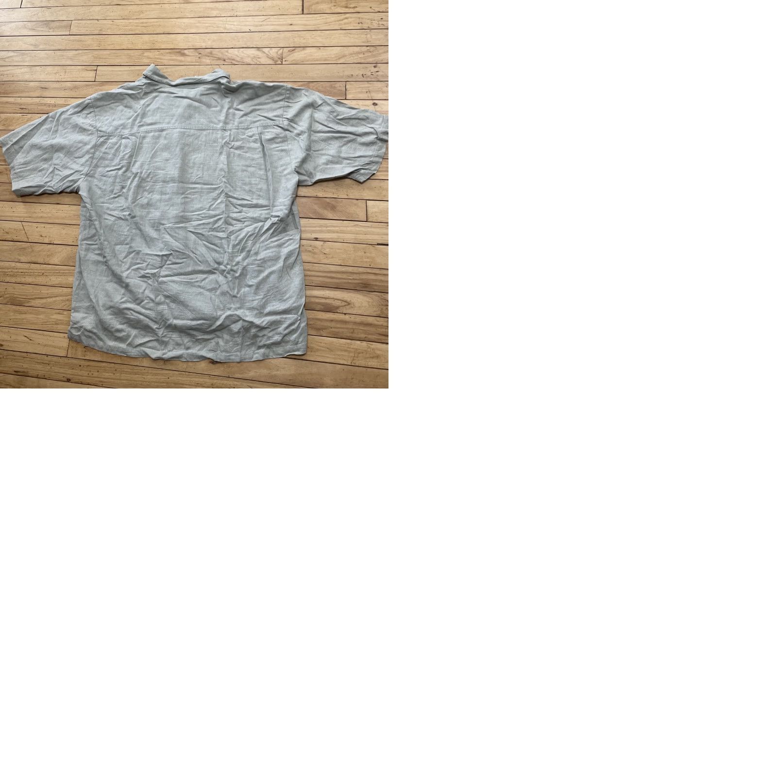 Vintage VINTAGE Inserch Maxini Linen Shirt Men 3XL Button-Up Short Sleeve Collared Relaxed Green Linen Men Casual Summer Spring 3XL Mens Size US XXL / EU 58 / 5 - 12 Thumbnail