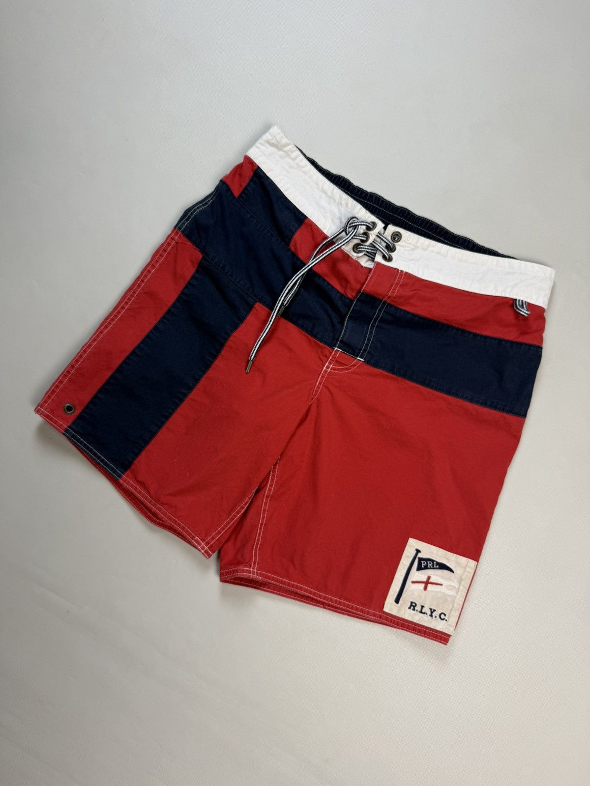Polo Ralph Lauren Polo By Ralph Lauren R.L.Y.C. Drawstring Beach Swim Shorts Size US 34 / EU 50 - 4 Thumbnail
