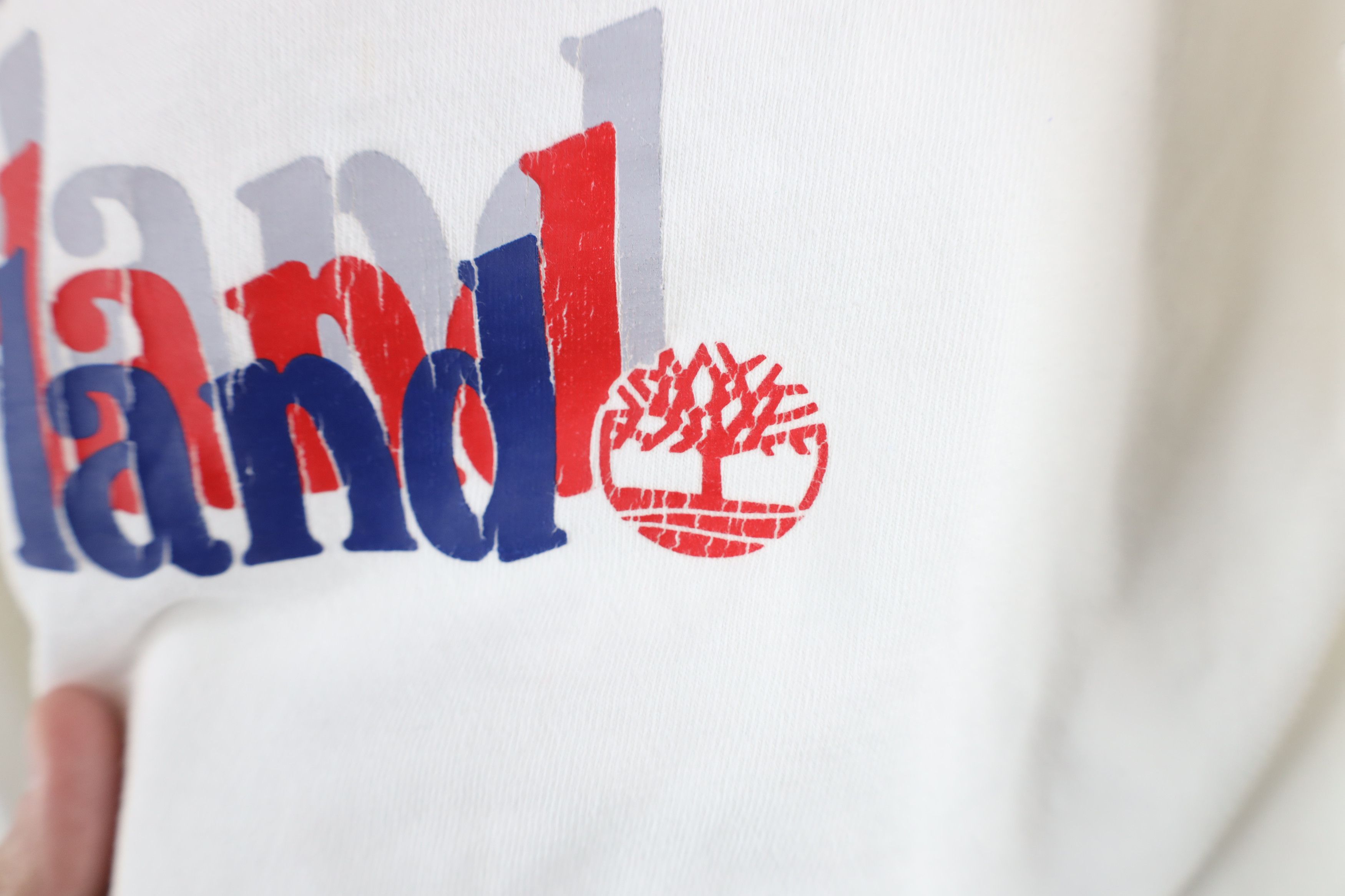Champion × Vintage Champion x Timberland Spell Out Long Sleeve T-Shirt White Size US M / EU 48-50 / 2 - 5 Thumbnail