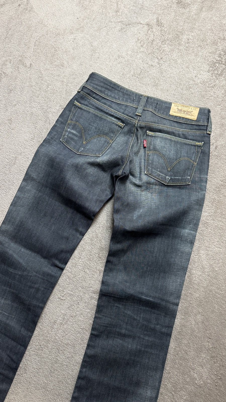 Levi's Vintage Clothing Levis Wash Straight Sick Jeans Y2K lgb acne armani diesel Size US 27 - 4 Thumbnail