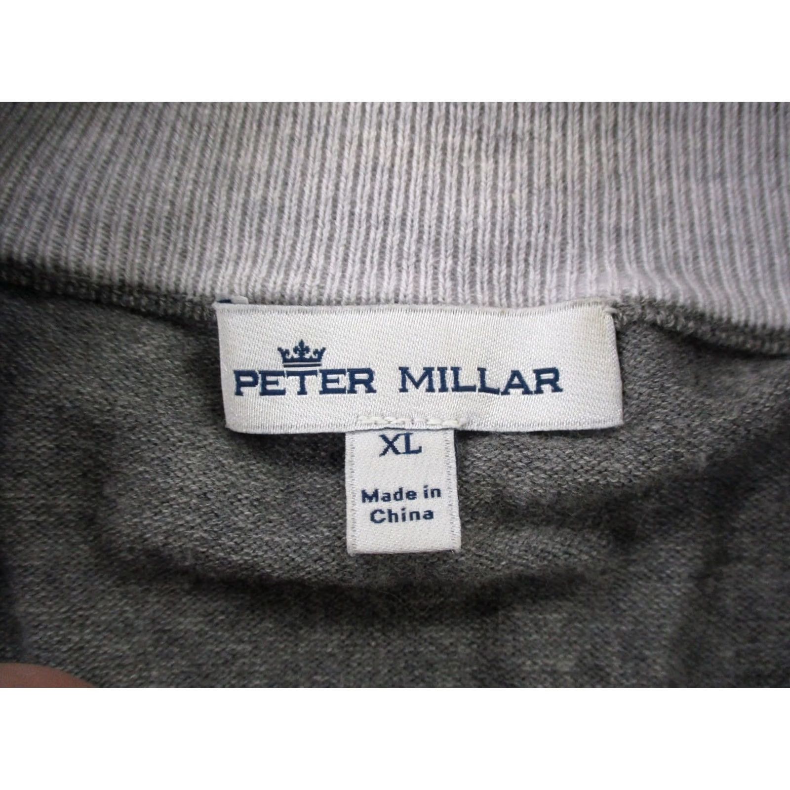 Peter Millar Peter Millar Jacket Mens XL Gray Wool Performance Golf Stretch Pullover Active Size US XL / EU 56 / 4 - 6 Thumbnail