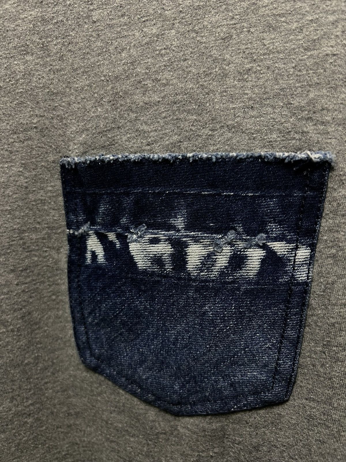 Diesel × Vintage Diesel Denim Pocket T Shirt Y2k Size US L / EU 52-54 / 3 - 3 Thumbnail