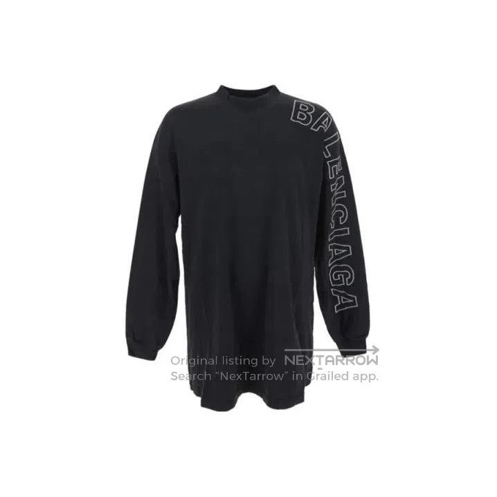 Balenciaga Balenciaga Logo Long Sleeve Sweatshirt for Men. Size US L / EU 52-54 / 3 - 1 Thumbnail