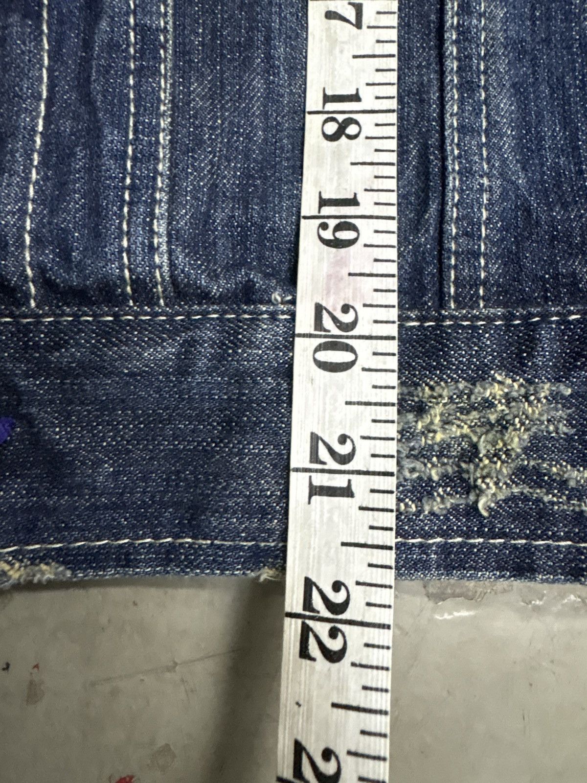 If Six Was Nine Ba-Tsu Studio Rock Star Skull Type III Denim Zip Up Jacket Size US XS / EU 42 / 0 - 11 Thumbnail