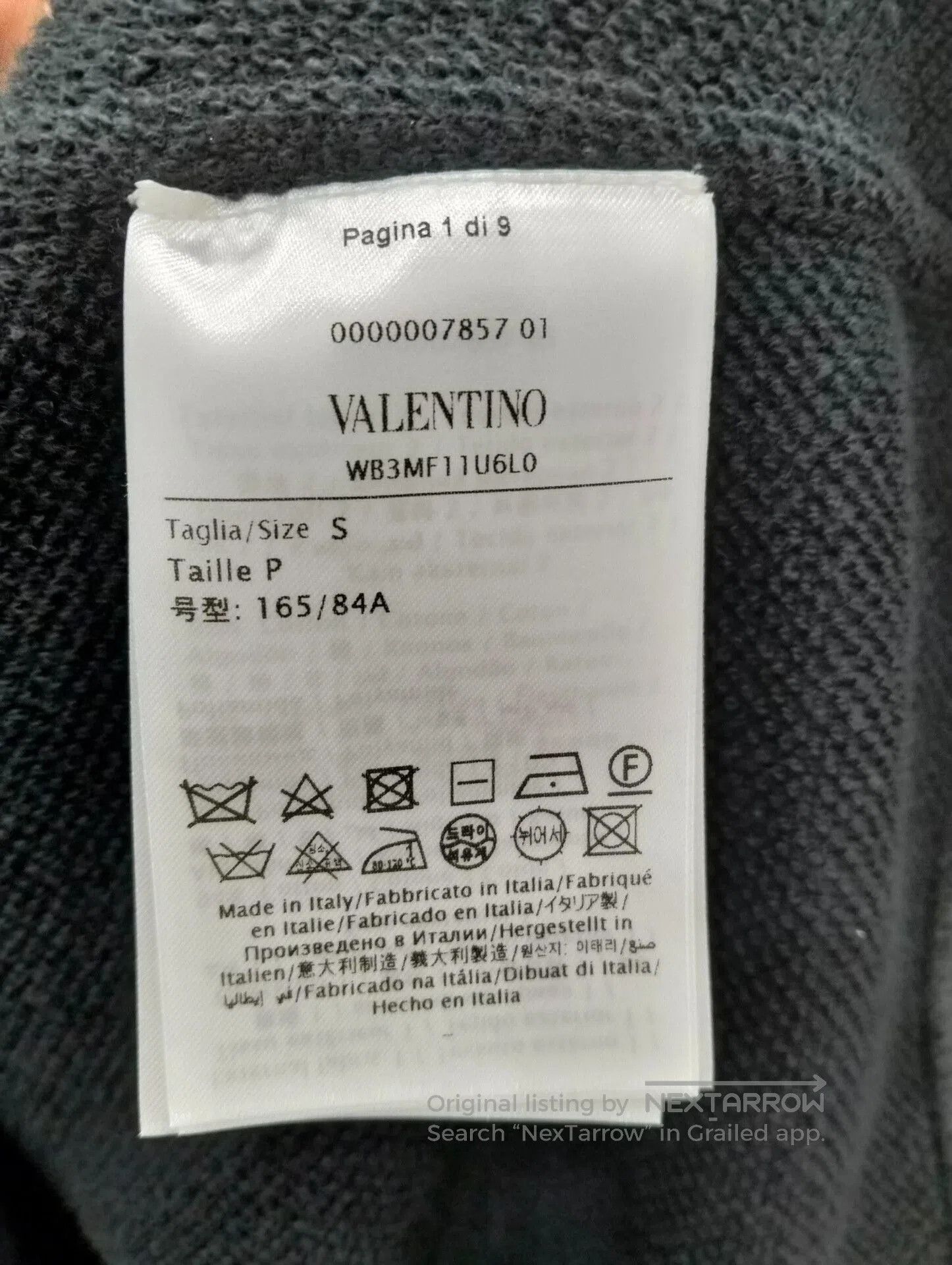 Valentino black valentino hoodie with logo. Size US S / EU 44-46 / 1 - 4 Thumbnail