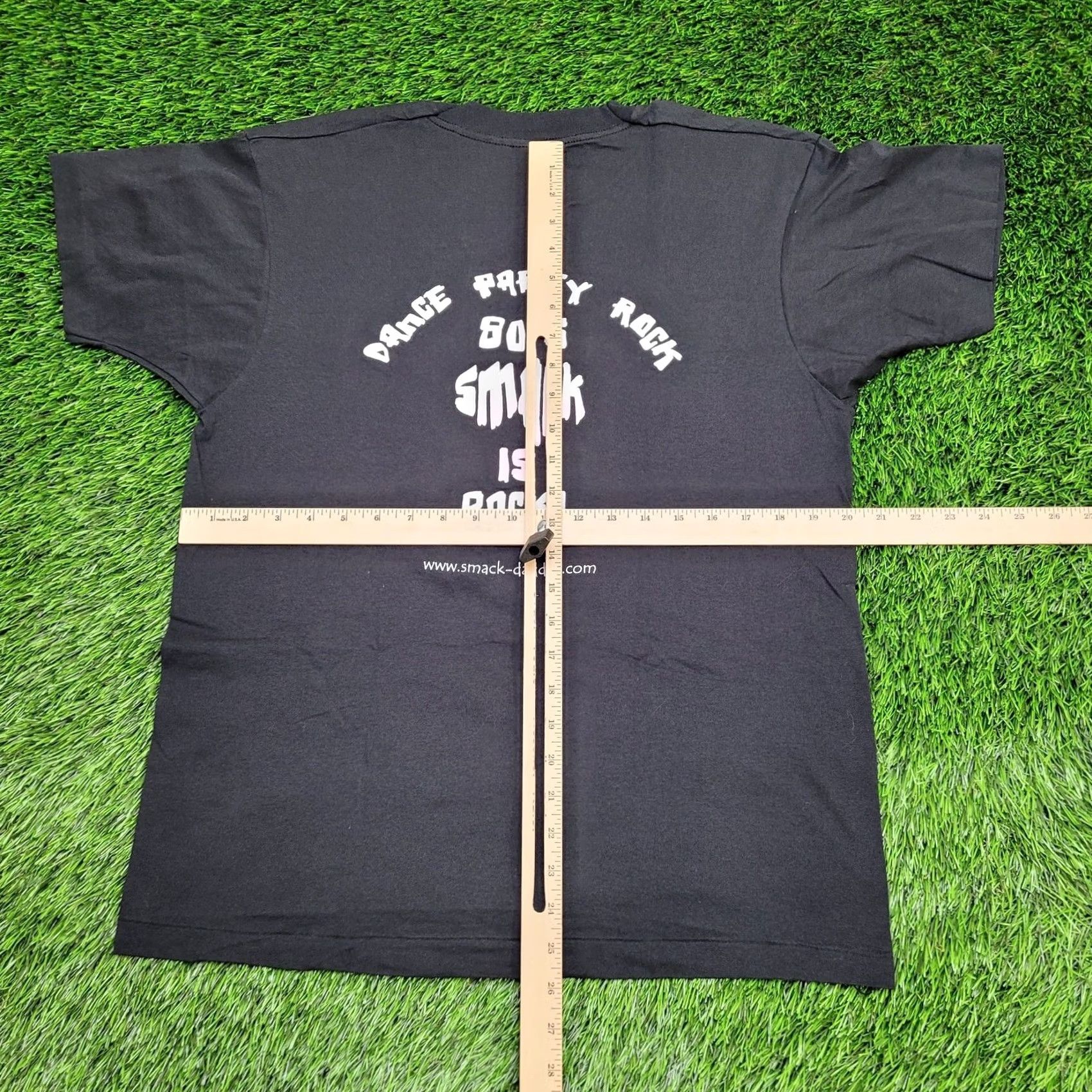 Vintage VINTAGE Smackdaddys Shirt Logo Graphic Tee Black M 80s 1980s Mens Casual Short Sleeve Crew Neck Knit Cotton Polyester Size US M / EU 48-50 / 2 - 6 Thumbnail