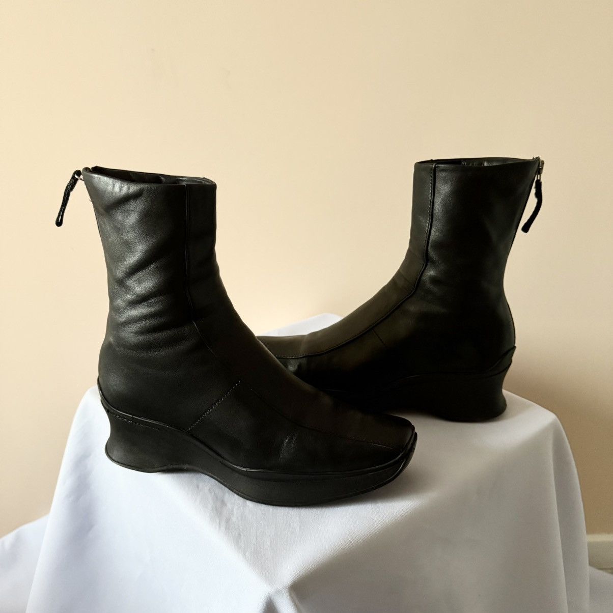 Prada Archive 1999 Prada Sport Ancle Black Vintage Boots Size US 5 / IT 35 - 2 Thumbnail