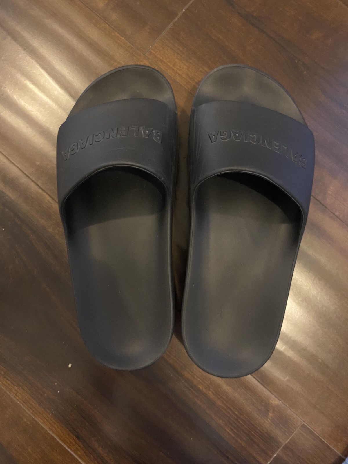 Balenciaga Balenciaga matte black slip ons with thick sole Size US 9 / IT 39 - 1 Thumbnail