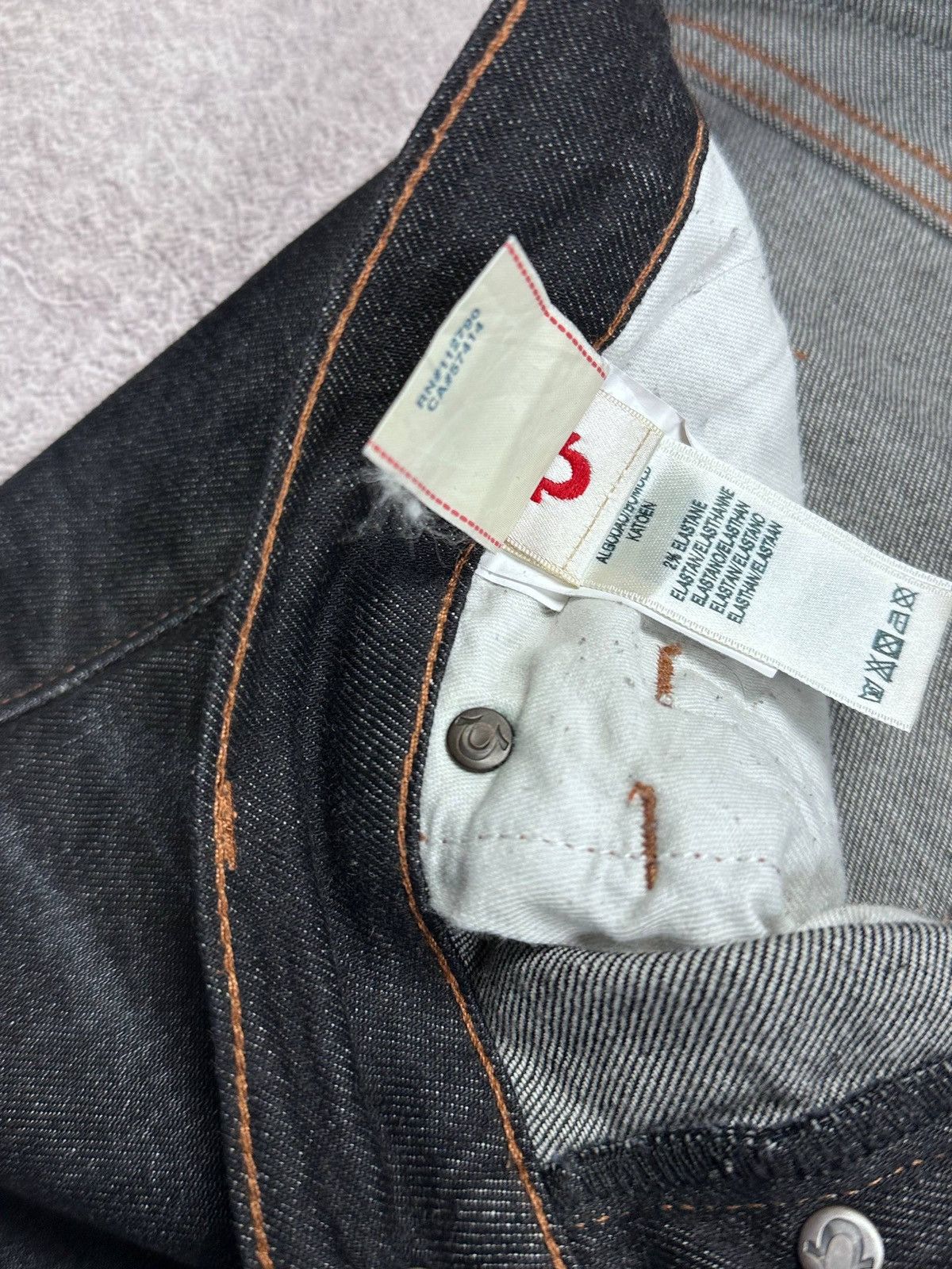 True Religion Vintage True Religion Chief Keef Style Y2K Jeans 31 Size US 31 - 9 Thumbnail