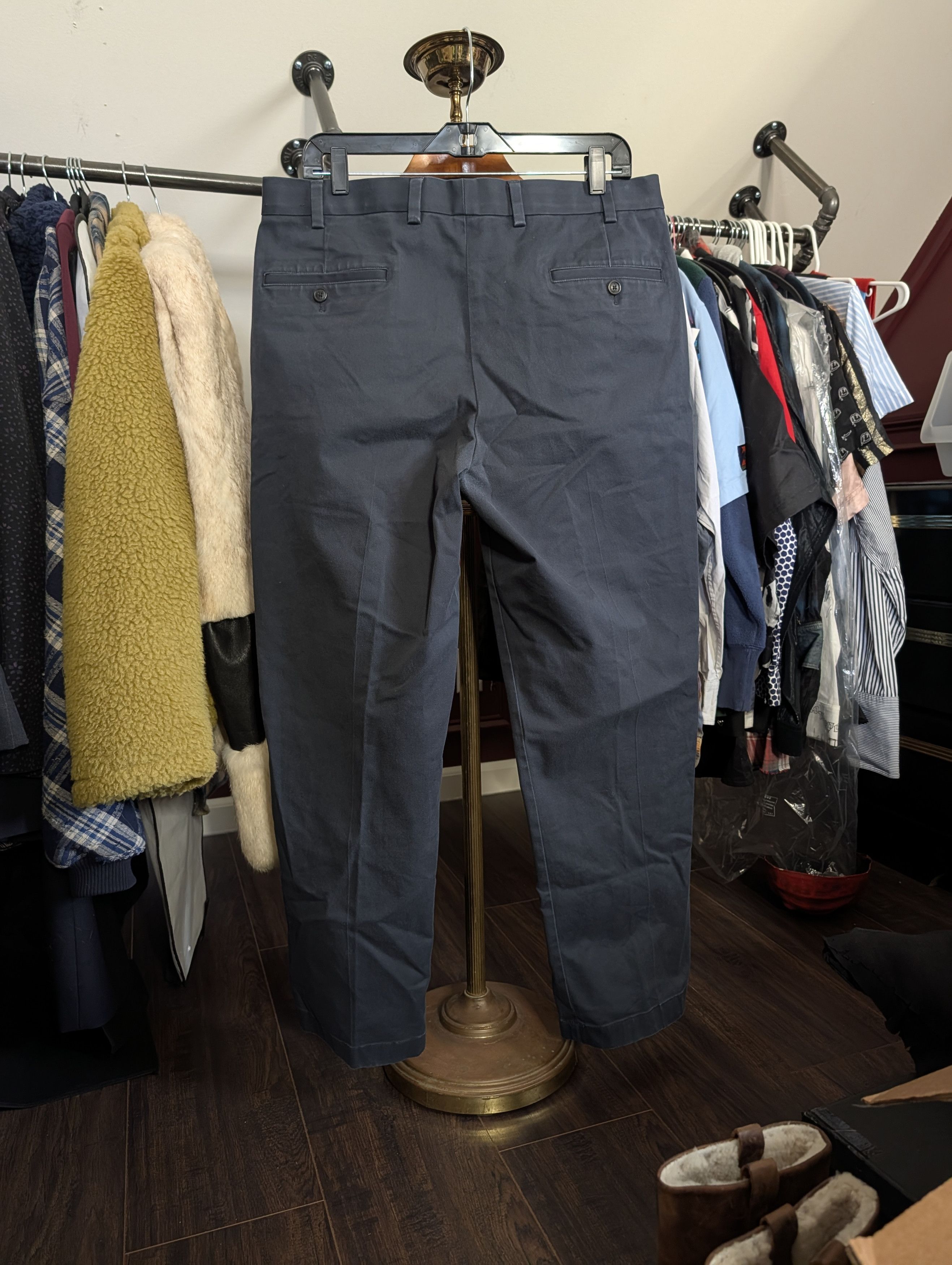 Brooks Brothers Vintage Hudson Advantage Chino Dark Blue/Gray 36x30 Size US 36 / EU 52 - 7 Thumbnail
