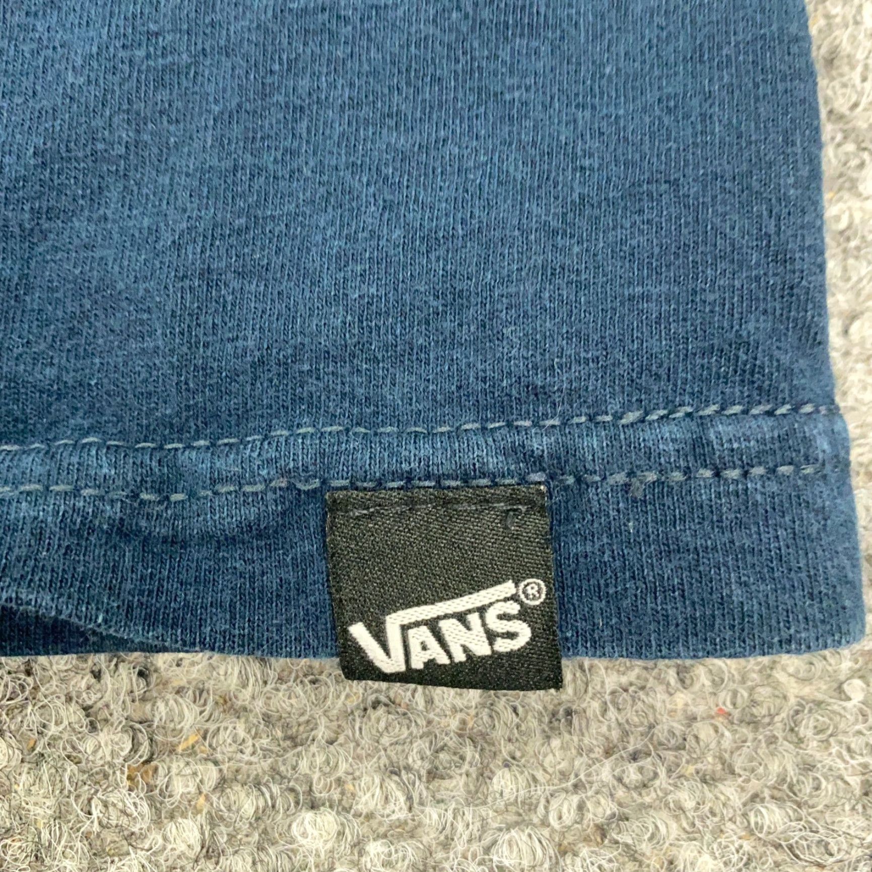 Vans Vans Tee Shirt Mens Medium Blue Logo Beach Skate Grunge Size US M / EU 48-50 / 2 - 4 Thumbnail