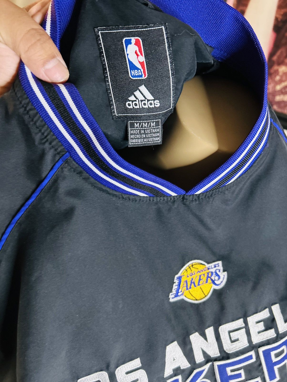 Adidas Adidas VTG LA Los Angeles LakersPractice Pullover Size M Size US M / EU 48-50 / 2 - 4 Thumbnail