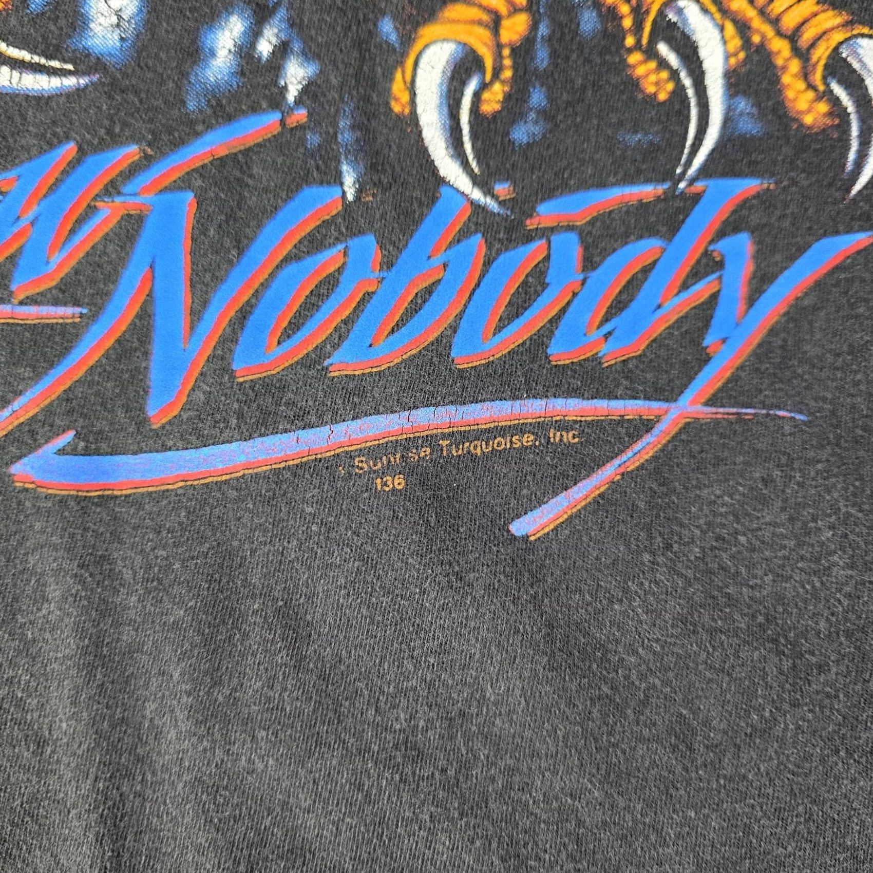 Vintage VINTAGE Sturgis Shirt Mens Large Black American Thunder Eagle Follow Nobody 90s Biker Shirt Size US L / EU 52-54 / 3 - 3 Thumbnail