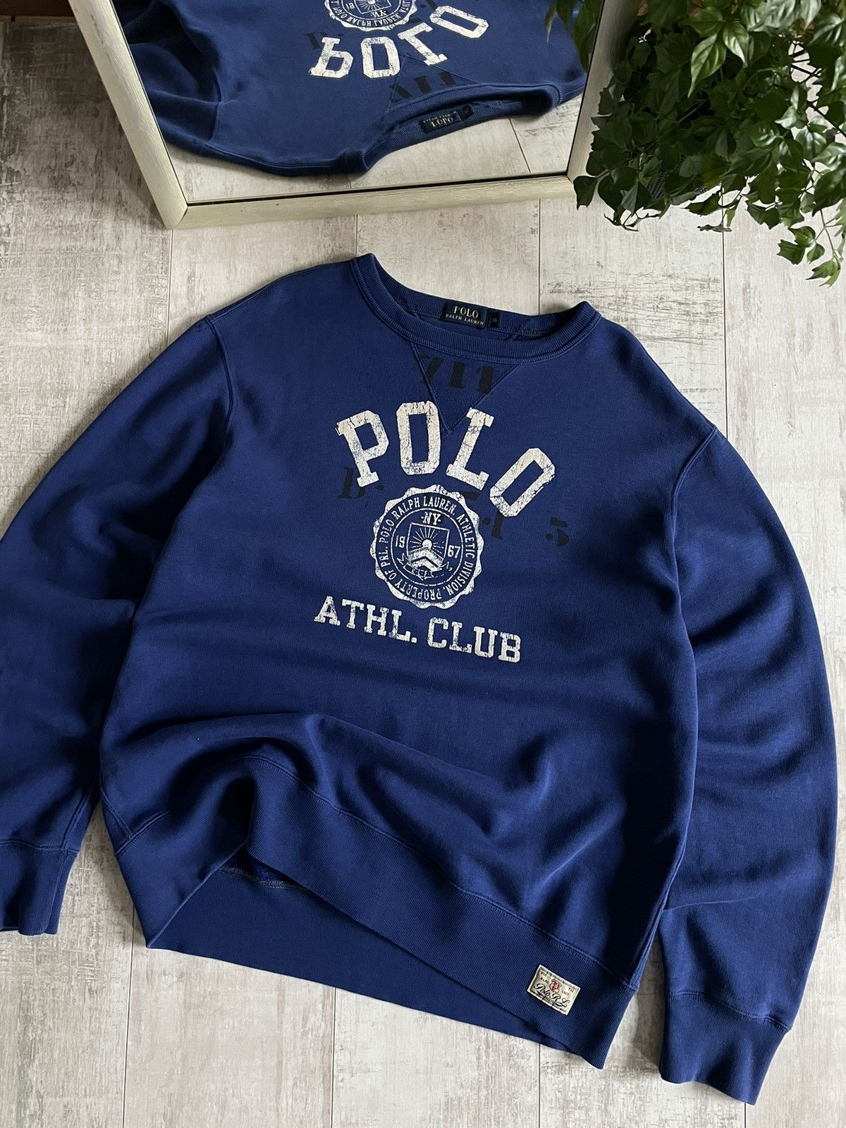 Polo Ralph Lauren × Vintage Vintage Polo Ralph Lauren Athletic Division Sweatshirt RARE Size US XL / EU 56 / 4 - 3 Thumbnail