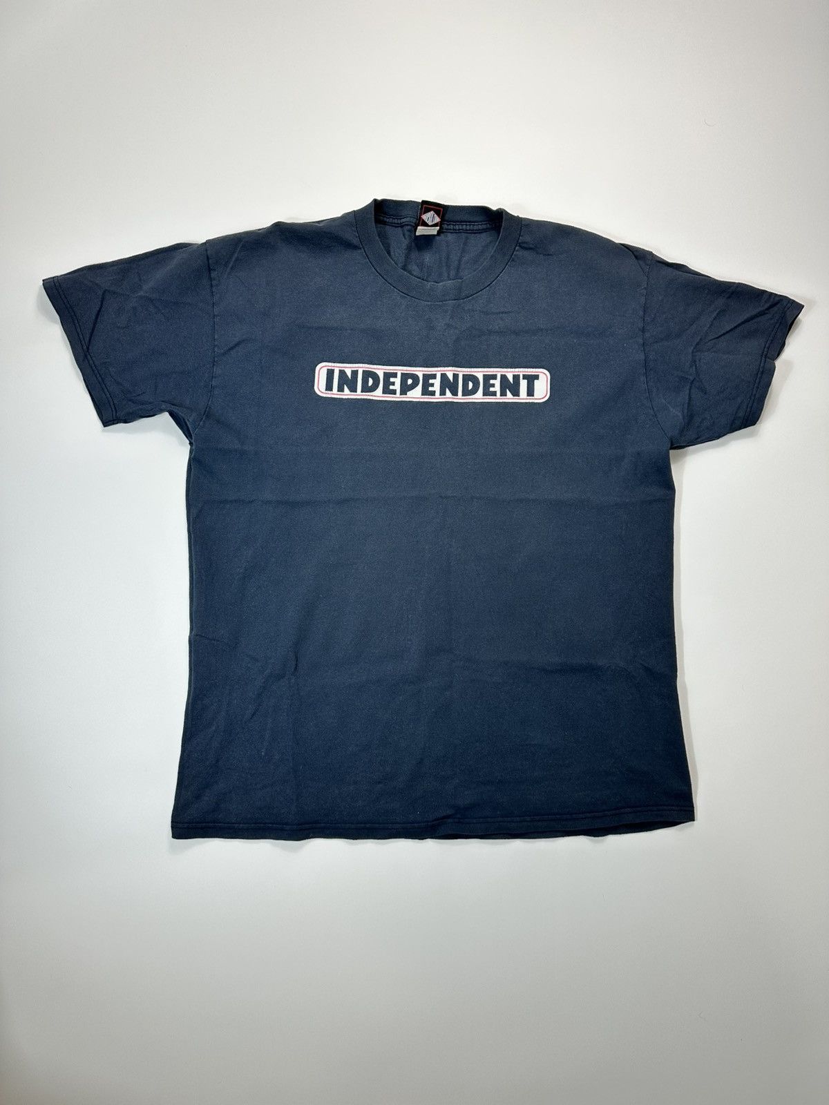 Independent Trading Co. 90's Independent T-shirt Centre Logo XL Size Blue Size US XL / EU 56 / 4 - 1 Thumbnail