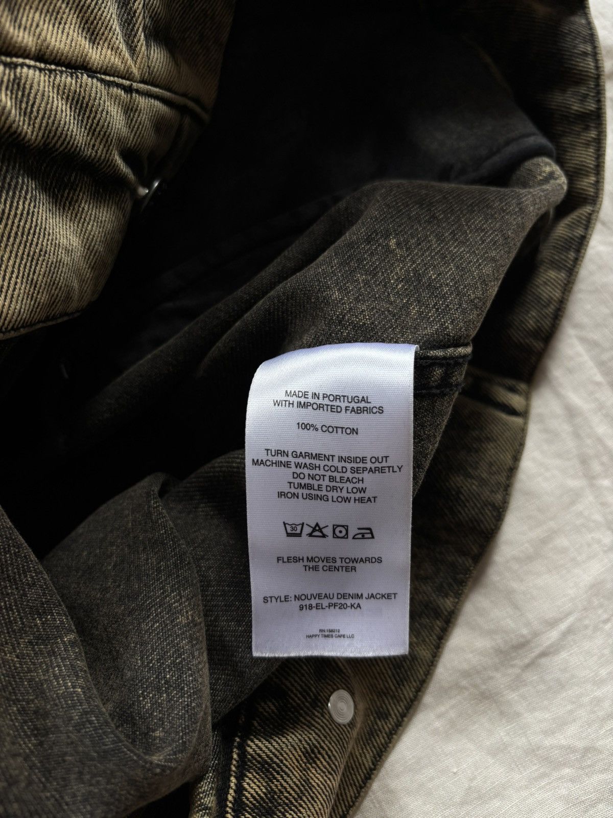 Eckhaus Latta Eckhaus Latta Oversized Acid wash denim jacket Size US S / EU 44-46 / 1 - 5 Thumbnail