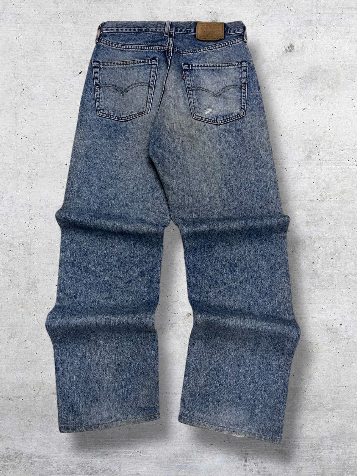 Levi's Vintage Clothing VINTAGE 504 LEVIS USA DESIGNER 90S BLUE WASHED OG DENIM Size US 29 - 8 Thumbnail