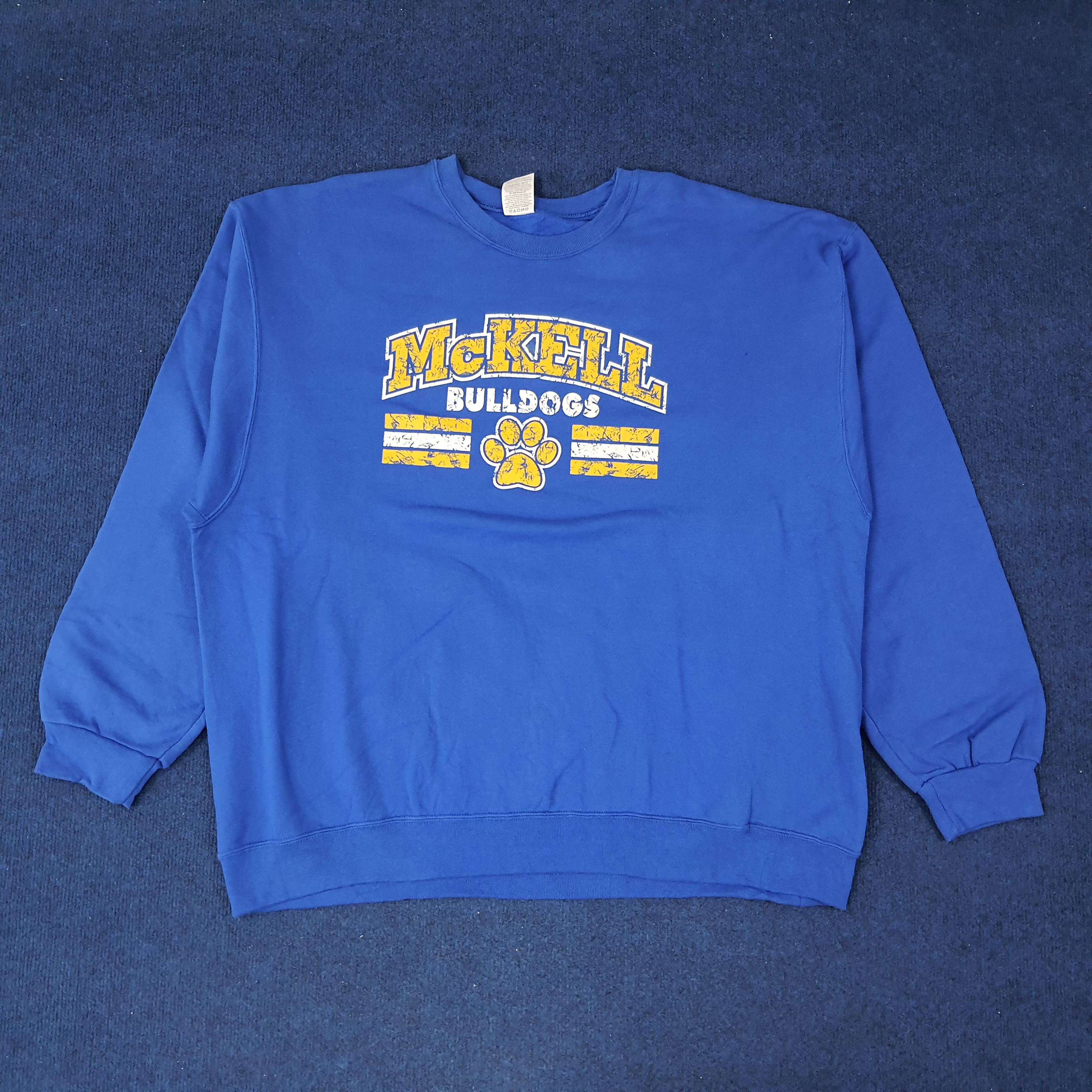 Vintage Vintage McKell Bulldogs Sports College Sweatshirt C230N23 Size US XXL / EU 58 / 5 - 1 Thumbnail