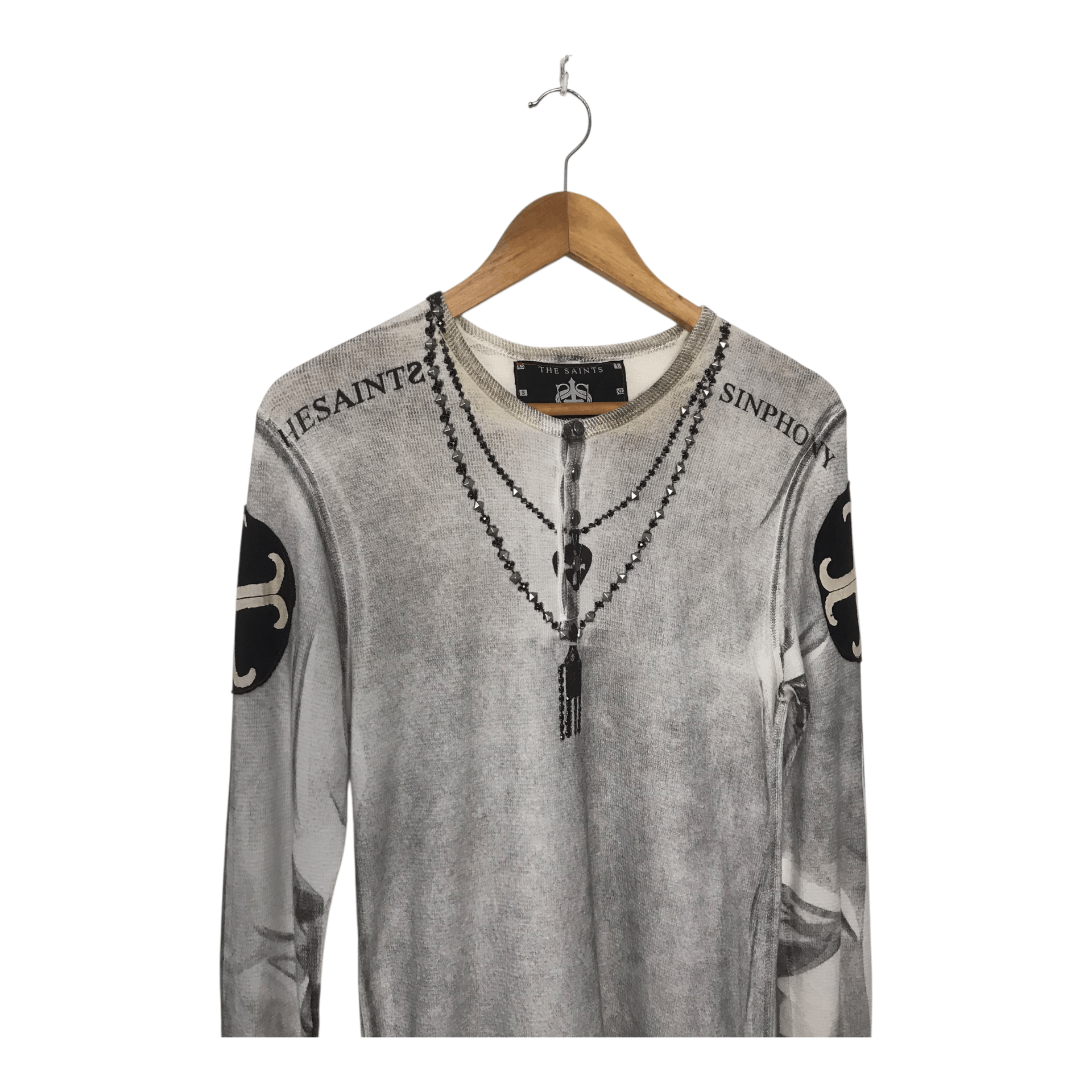 If Six Was Nine The Saint Sinphony distress Long Sleeve Size US XS / EU 42 / 0 - 4 Thumbnail