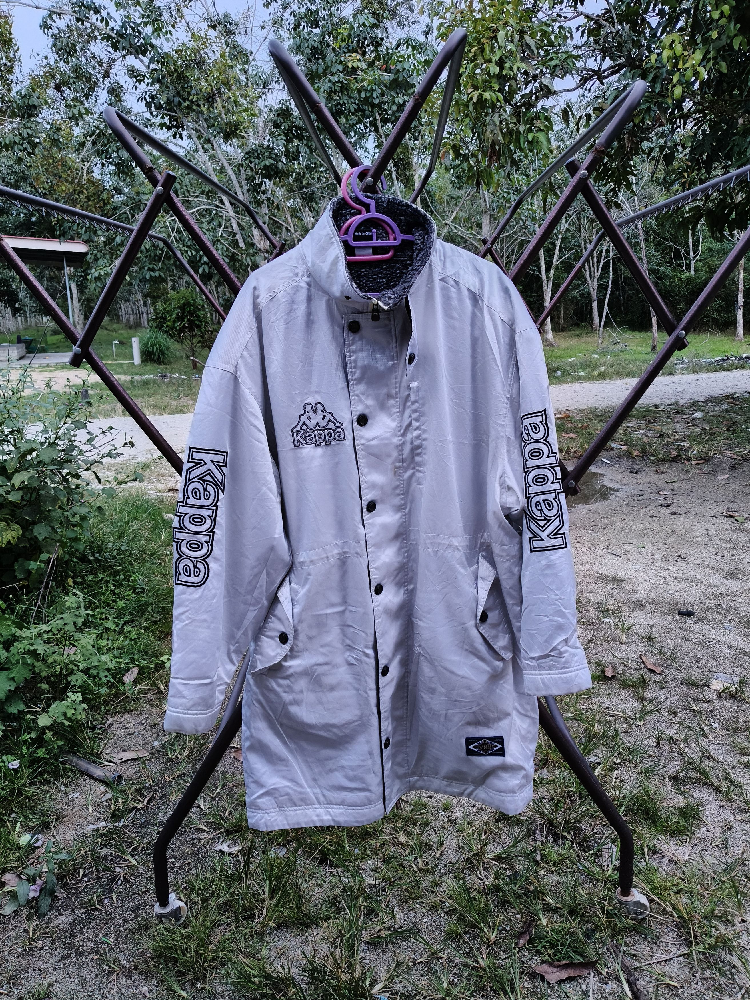 Kappa x uo hooded parka jacket best sale