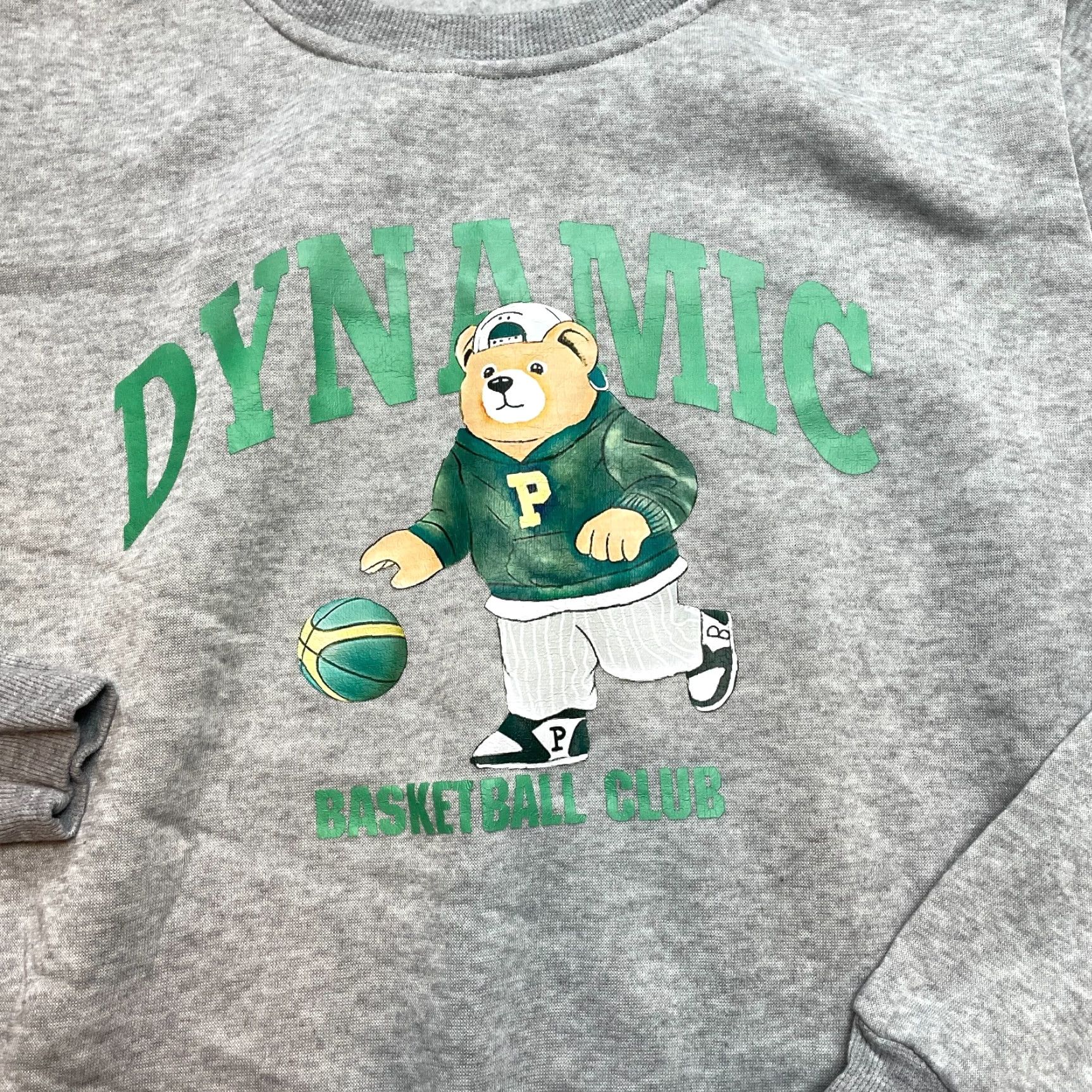 Shein SheIn Sweatshirt Womens Medium Dynamic Basketball Club Logo Pullover Soft Top Gray Size M / US 6-8 / IT 42-44 - 2 Thumbnail