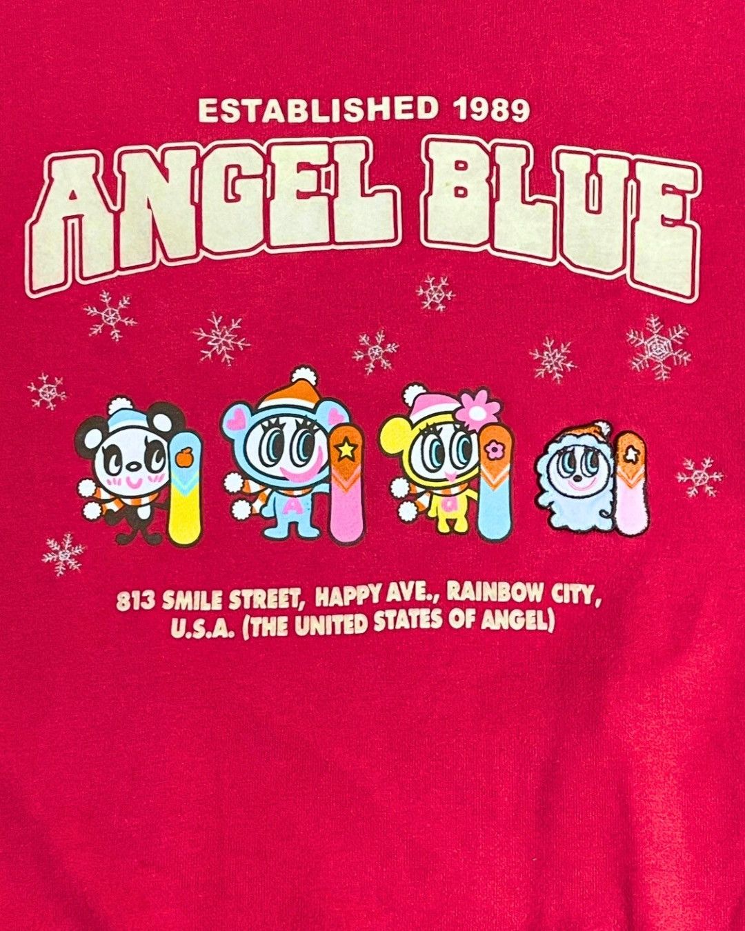 Angel Blue Vintage Angel Blue Red Snowboard Graphic Sweatshirt Size S / US 4 / IT 40 - 5 Thumbnail