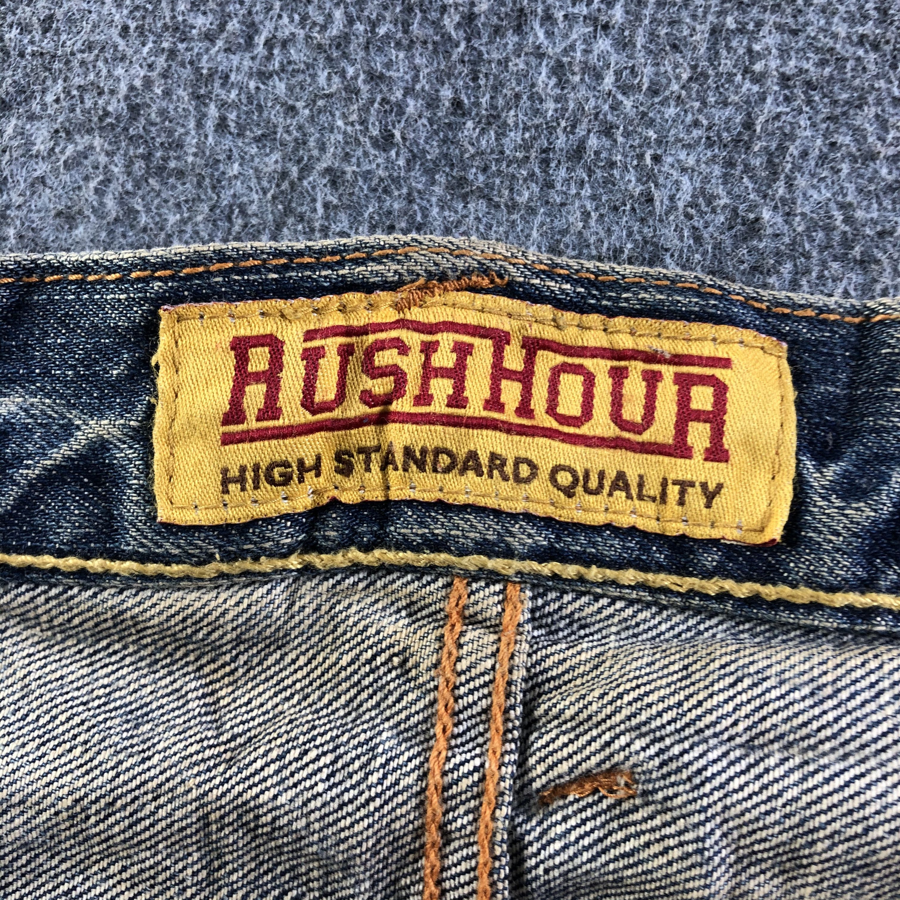 Japanese Brand Vintage Rush Hour Jeans-J4567 Size US 35 - 9 Thumbnail