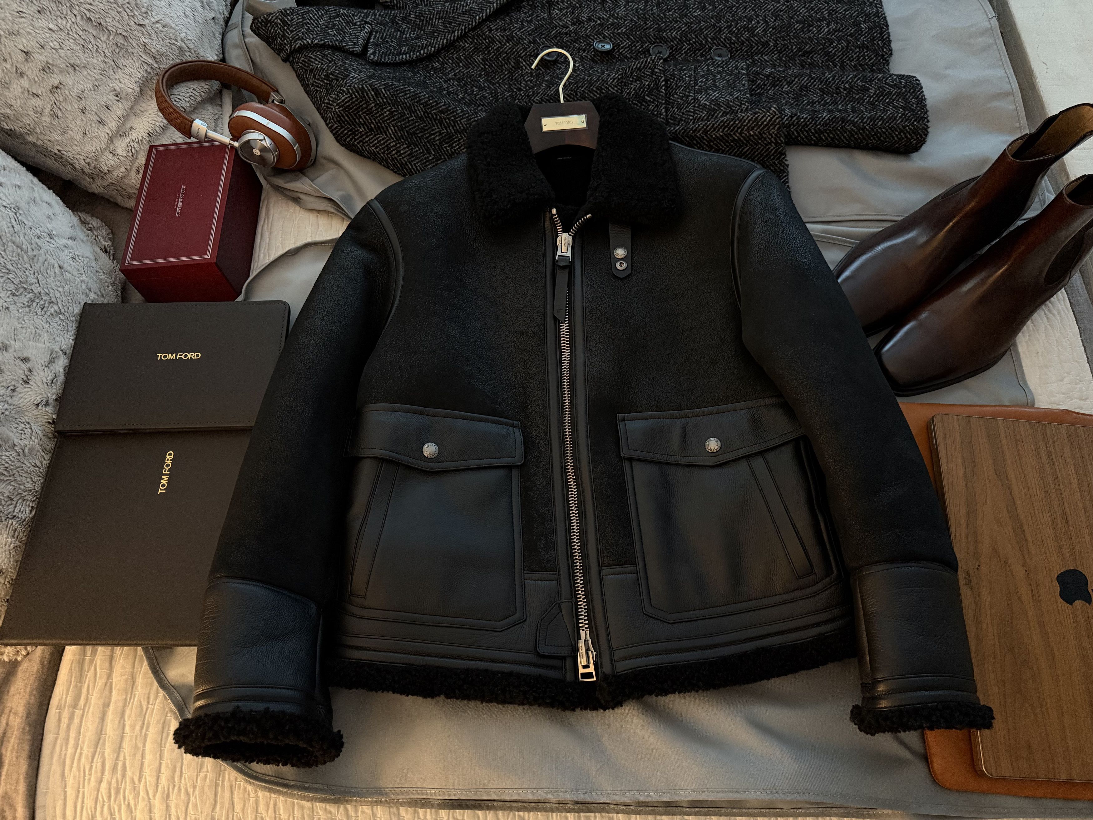 Tom Ford A Menswear Grail: Rare $11K Shearling Tailored To Perfection Size US L / EU 52-54 / 3 - 11 Thumbnail