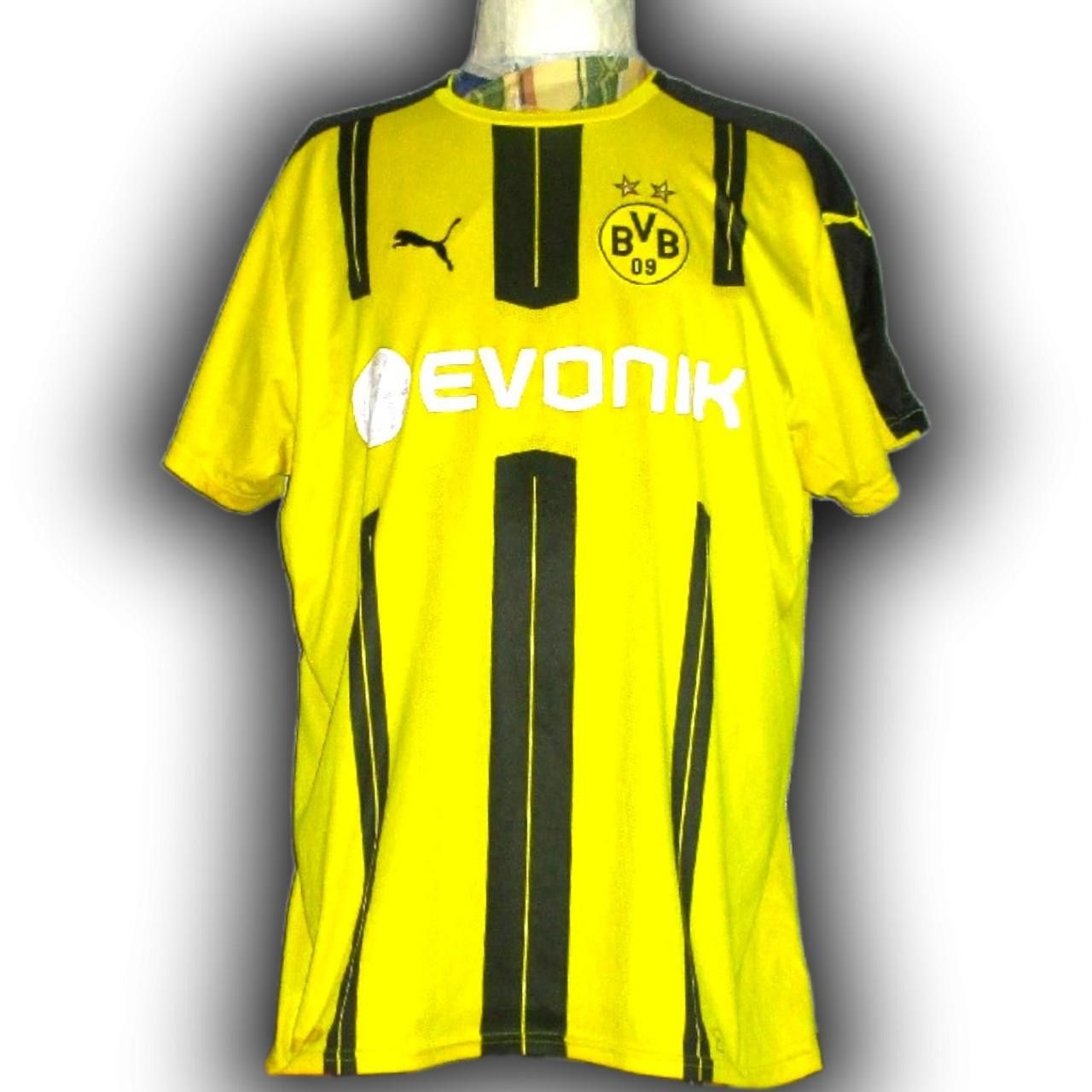 Puma BVB Borussia Dortmund Germany 2016 2017 Home Shirt Jersey Size US XL / EU 56 / 4 - 1 Thumbnail
