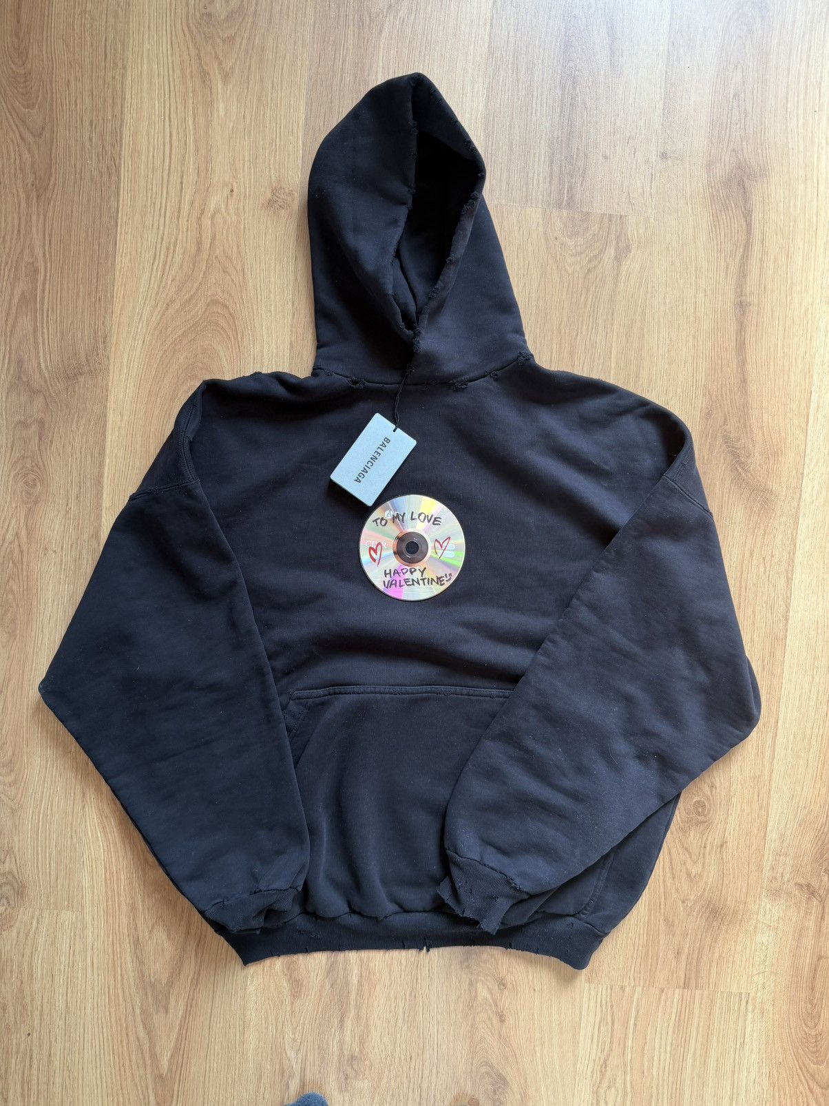 Balenciaga Balenciaga CD Valentine Hoodie | Grailed