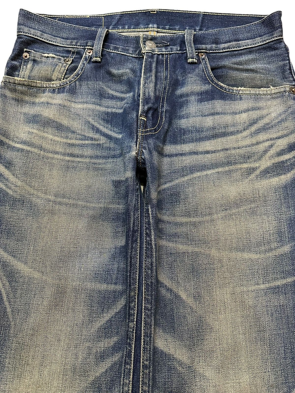 Levi's Vintage Levis 502 Mud Faded Wash Distress Style Loose Jeans Size US 31 - 3 Thumbnail