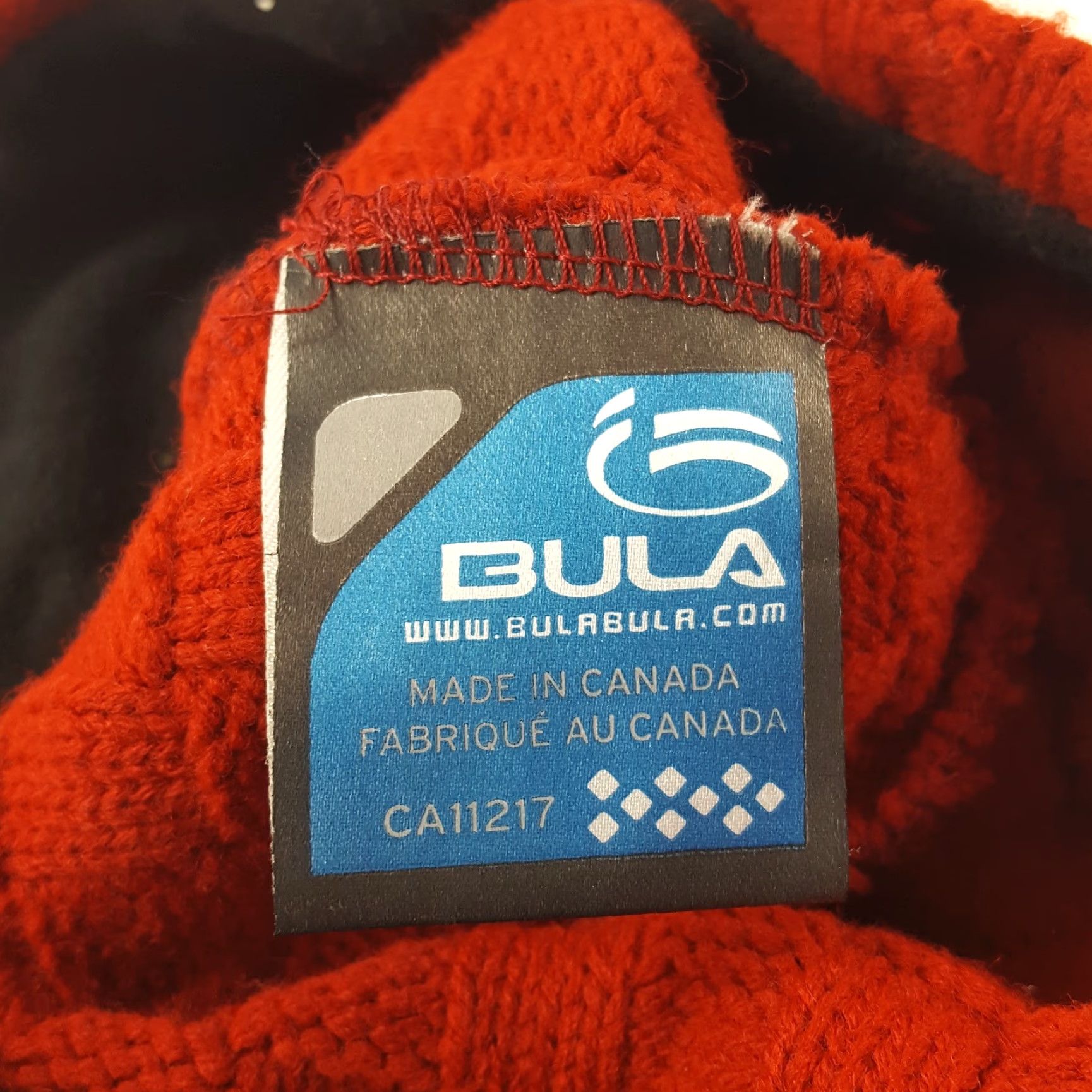 Vintage VINTAGE Bula Beanie Hat Adult One Size Winter Knit Cap Red Retro 90s Snow Outdoor Size ONE SIZE - 6 Thumbnail