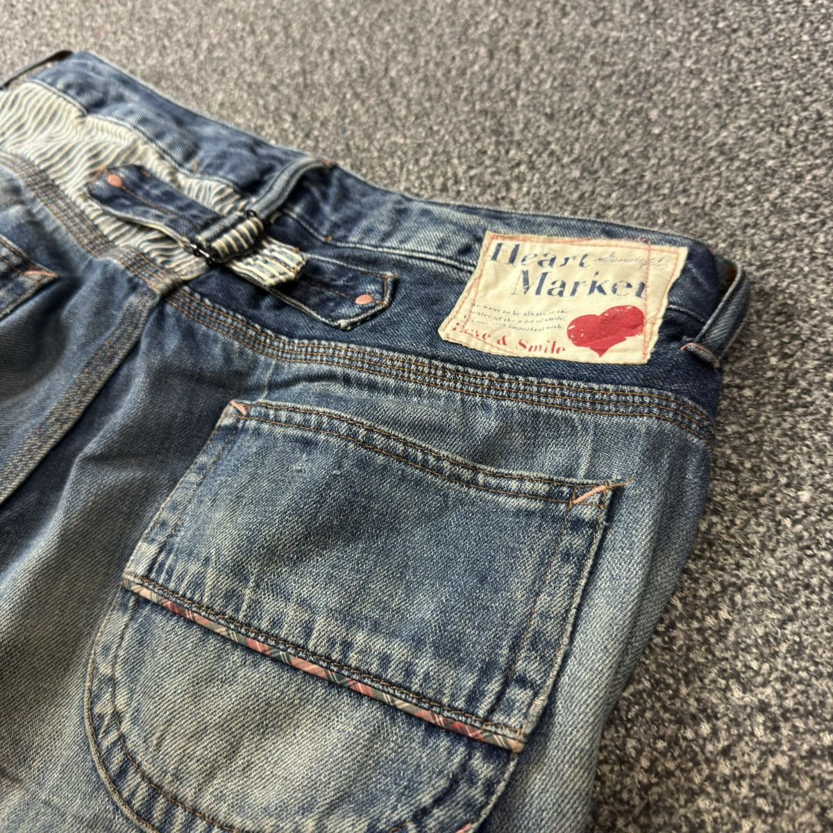 14th Addiction Japanese Vintage 90s HR Market Dungaree Pants Streetwear Size US 32 / EU 48 - 11 Thumbnail