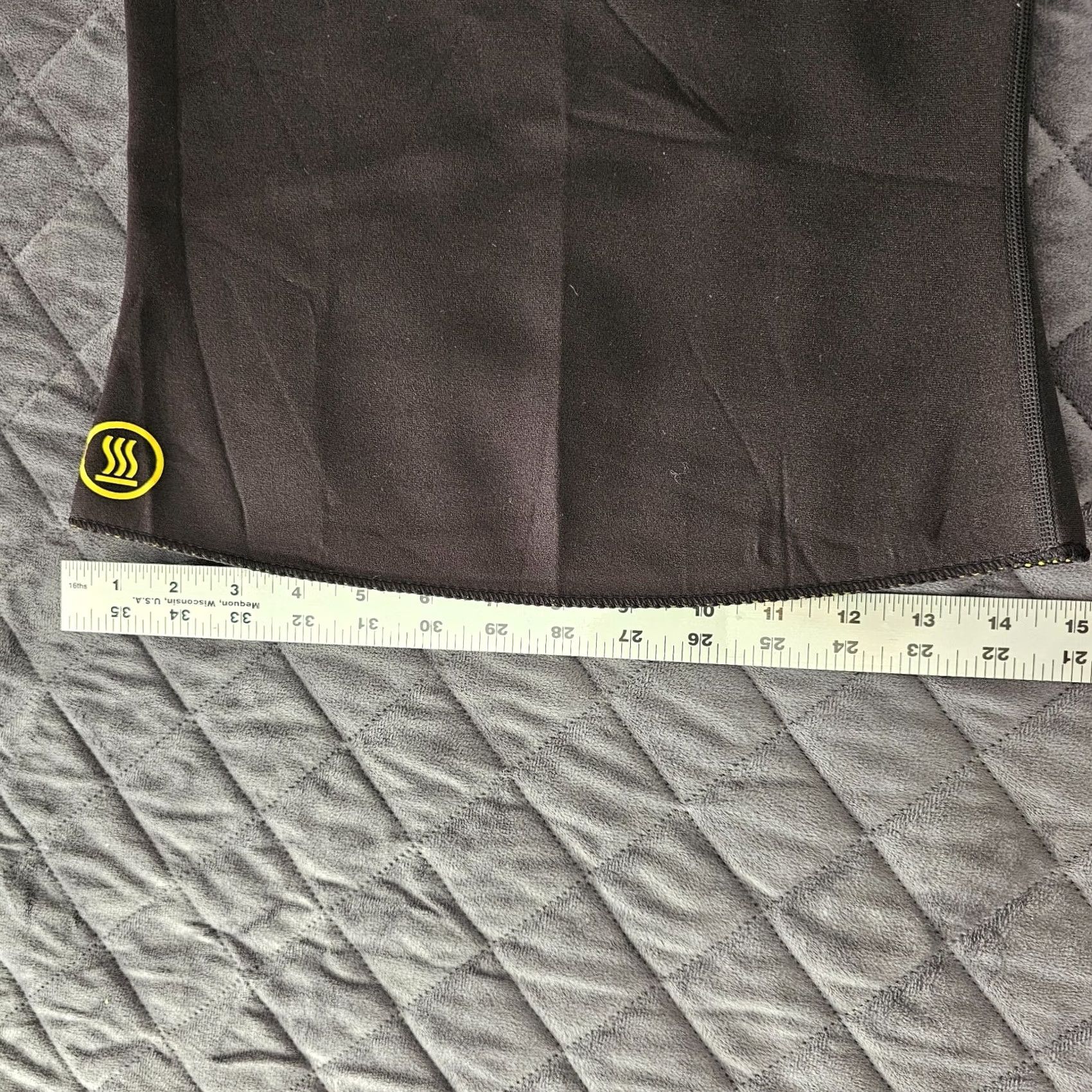 Vintage VINTAGE None Neotex Hot Shapers Shapewear Waist Trainer S Black Women Shirt/Underbust Slimming Substrings Size ONE SIZE - 4 Thumbnail