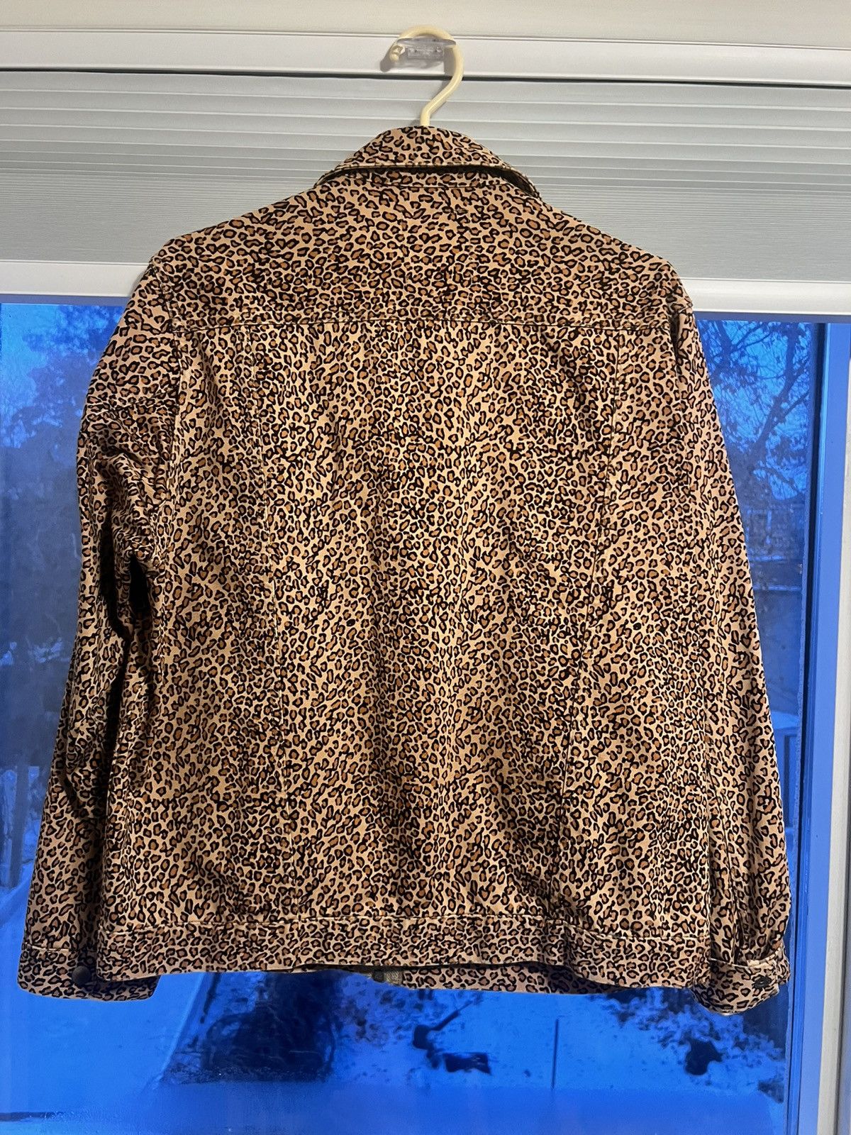 Number (N)ine Number (N)ine x Needles Cheetah Print Denim Jacket Size US M / EU 48-50 / 2 - 3 Thumbnail