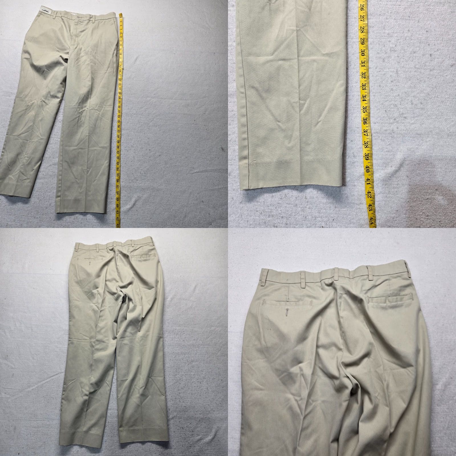 Red Kap Red Kap Pants — Beige Tan Uniform Work Pants Beige 38 x 30 Men’s Regular Straight Flat Front 90s Chino Casual Workwear Size 38 Mens Size US 38 / EU 54 - 8 Thumbnail