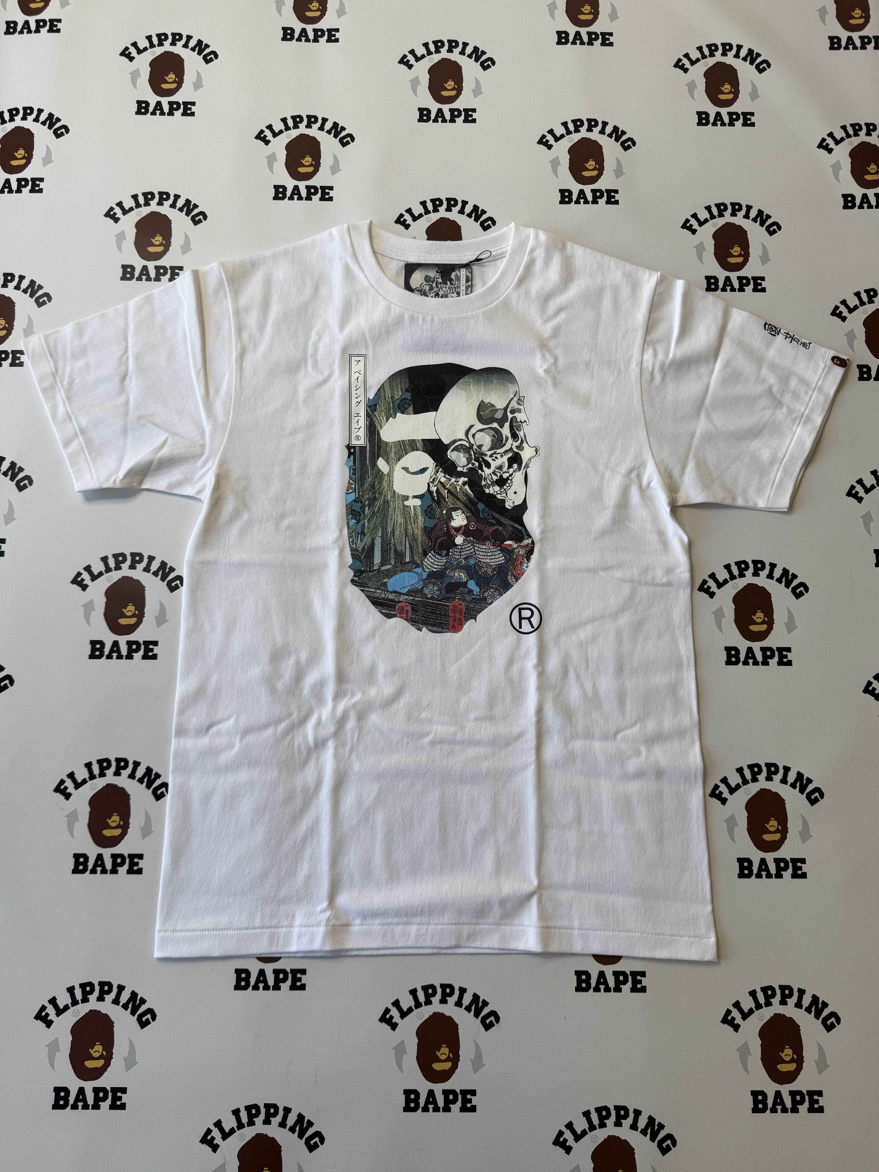 Bape BAPE X UKIYO-E APE HEAD TEE #3 Size US L / EU 52-54 / 3 - 1 Thumbnail