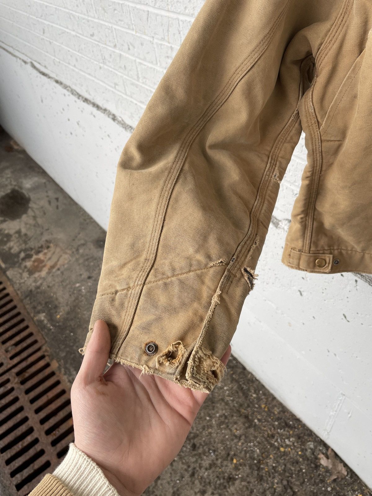 Carhartt Faded and Distressed Carhartt Detroit Size US L / EU 52-54 / 3 - 9 Thumbnail