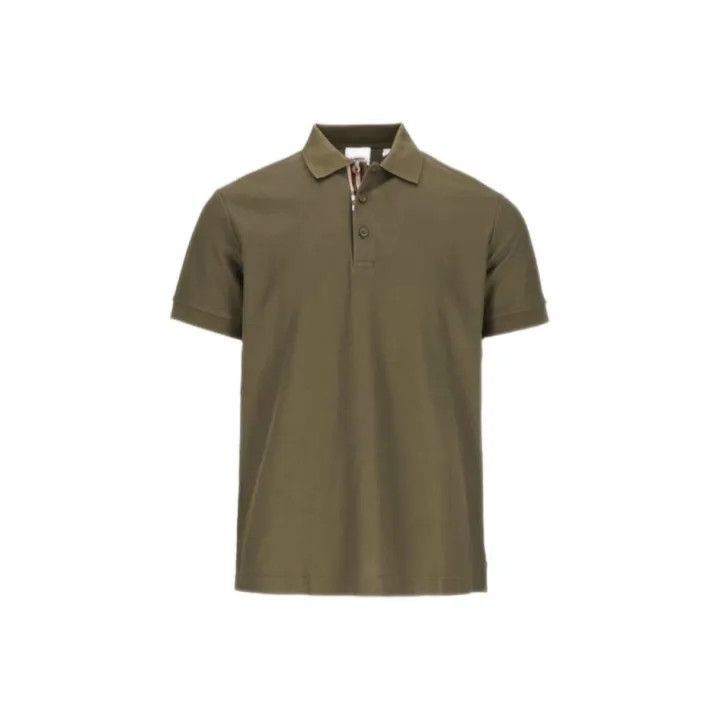 Burberry Burberry Burberry Military Green Short-Sleeve Polo Shirt-2 Size US L / EU 52-54 / 3 - 1 Thumbnail