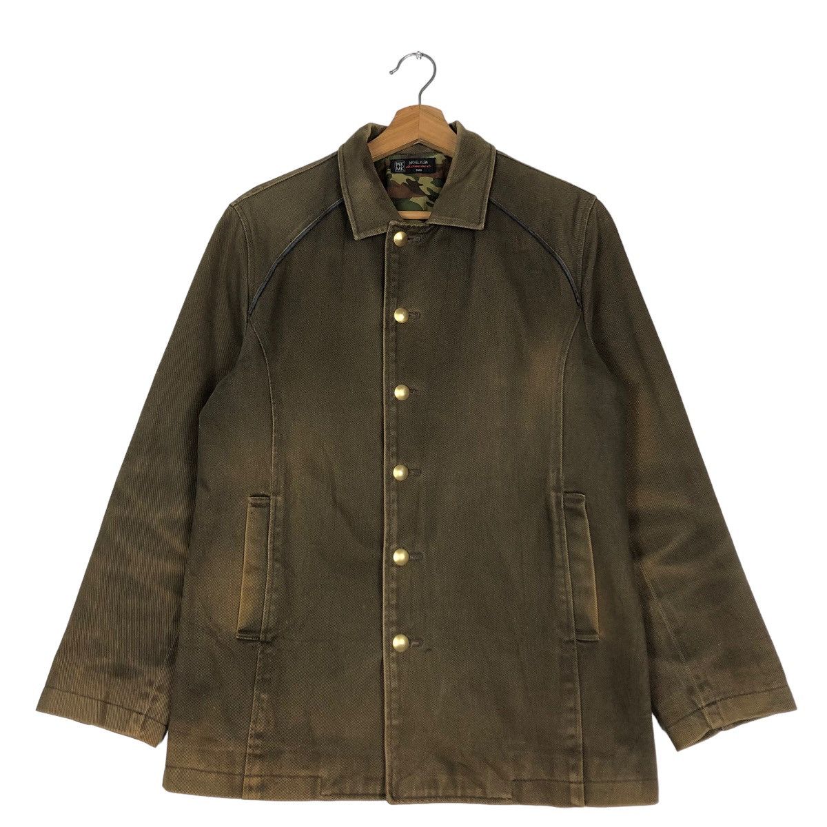 Japanese Brand Vtg Chore Work Jacket Michel Klein Homme Paris Issey Miyake Size US M / EU 48-50 / 2 - 1 Thumbnail