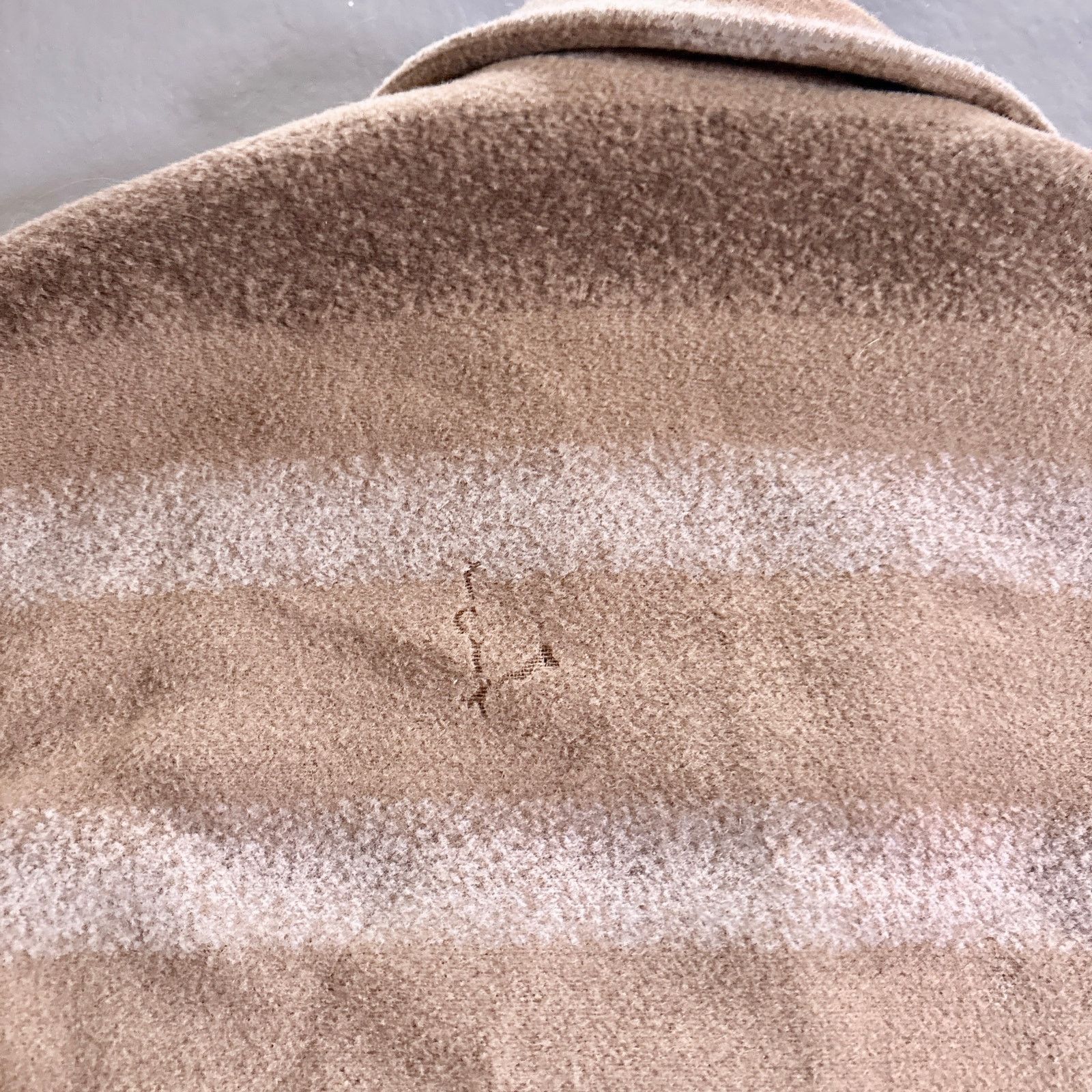Vintage Vintage Time Plaid Fleece Shacket Brown Beige Stripes Size M / US 6-8 / IT 42-44 - 9 Thumbnail