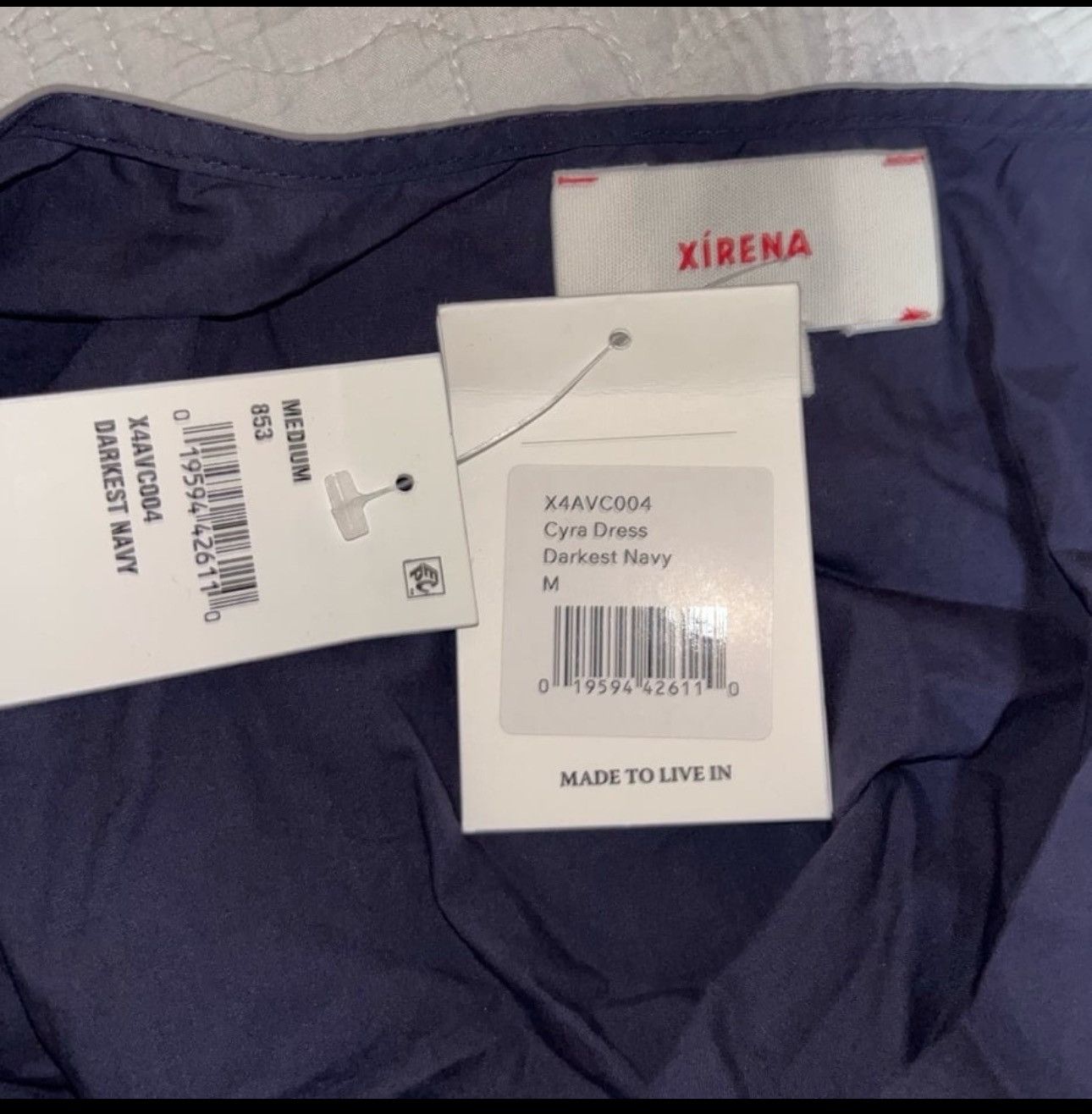 Xirena Darkest Navy Cyra Dress Size M / US 6-8 / IT 42-44 - 8 Thumbnail