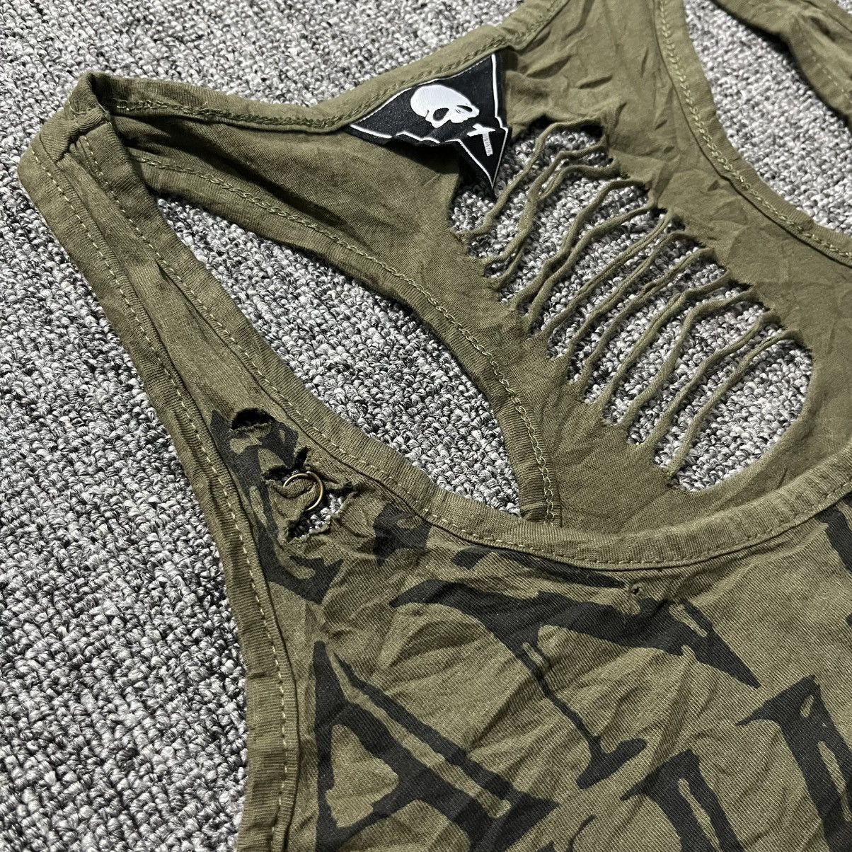 KMRii crazy ☠️ Skull Poem Laced Tanktop Size US M / EU 48-50 / 2 - 4 Thumbnail