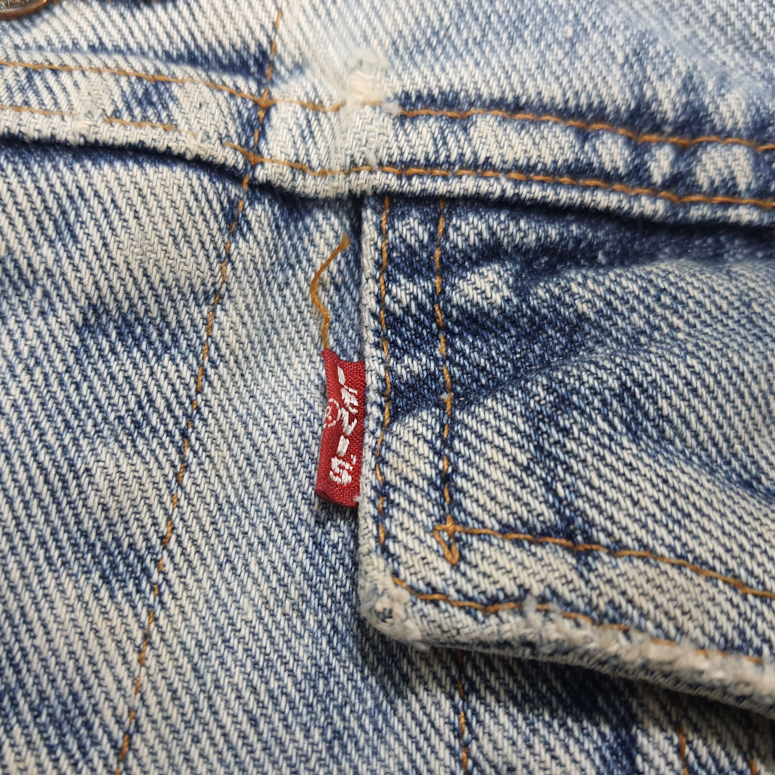 Japanese Brand × Levi's × Vintage Vintage Levi's Custom Number Nine Logo Denim Jacket Size US L / EU 52-54 / 3 - 5 Thumbnail