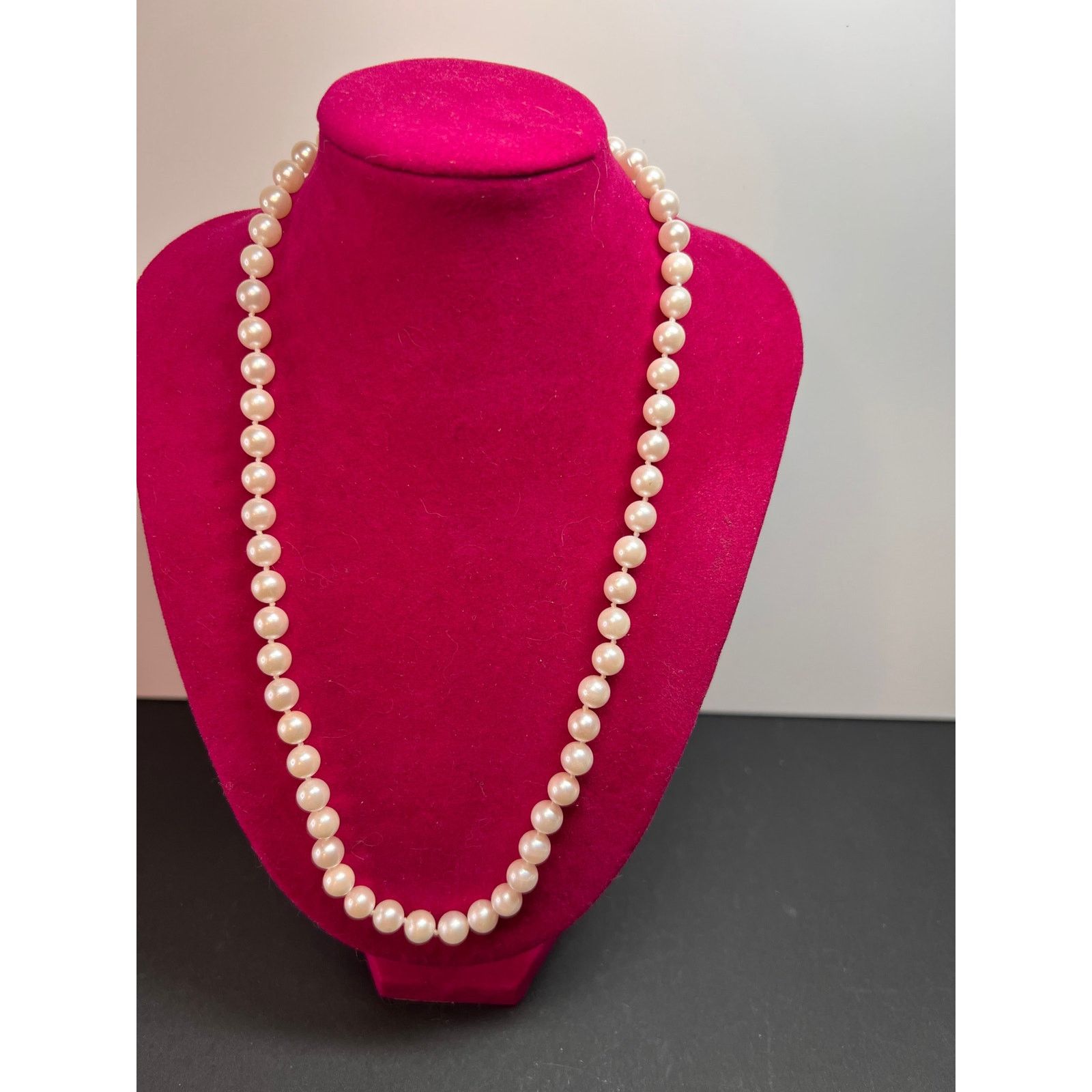 Other 7mm cultured pearl 18 inch necklace with 14k gold clasp Size ONE SIZE - 6 Thumbnail